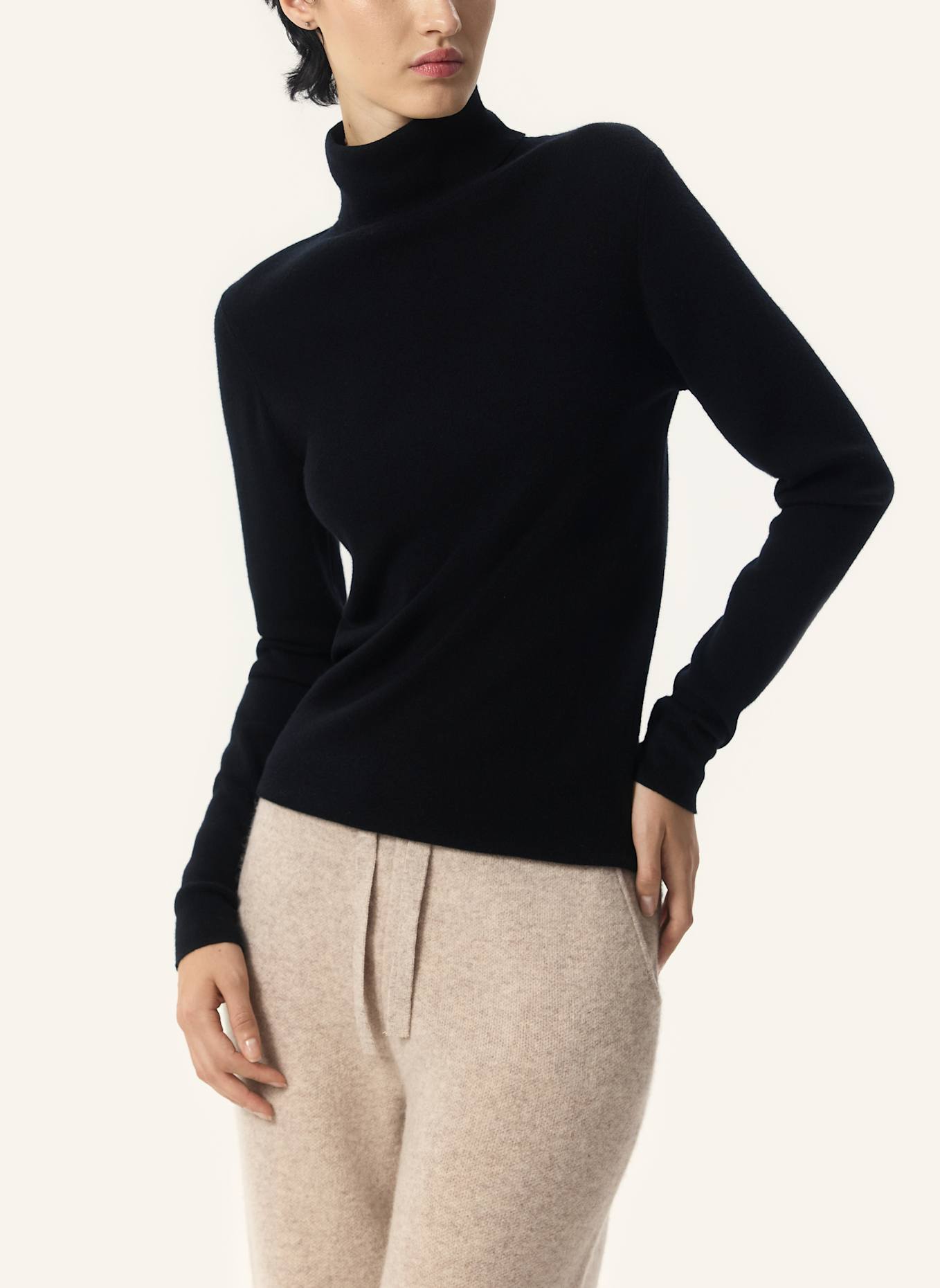 PINXIT Top Strickpullover: SCHWARZ