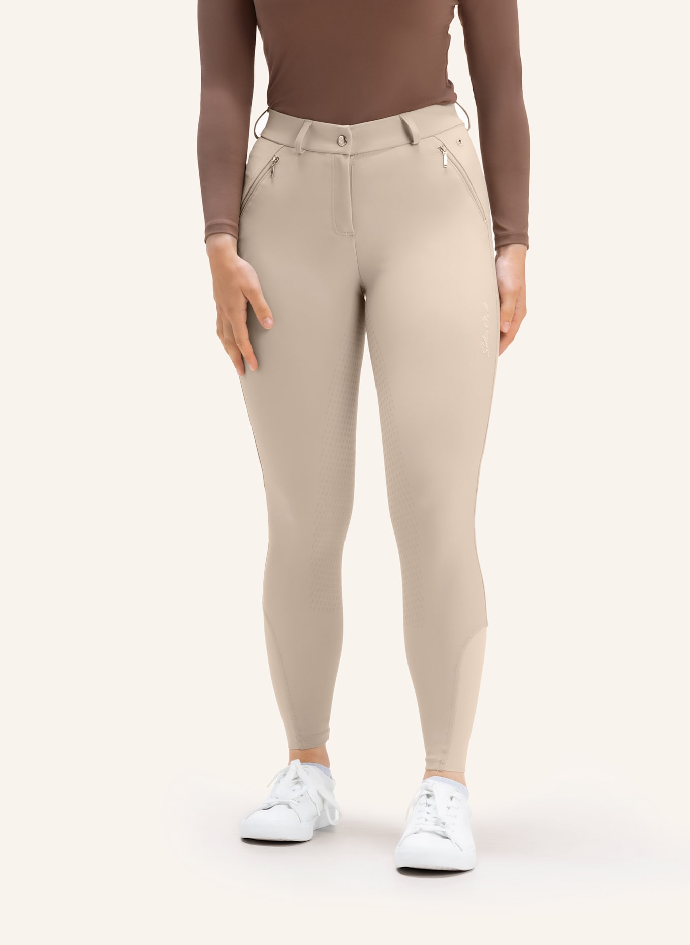 Silver Circle Reithose BILEY Full-Grip: BEIGE