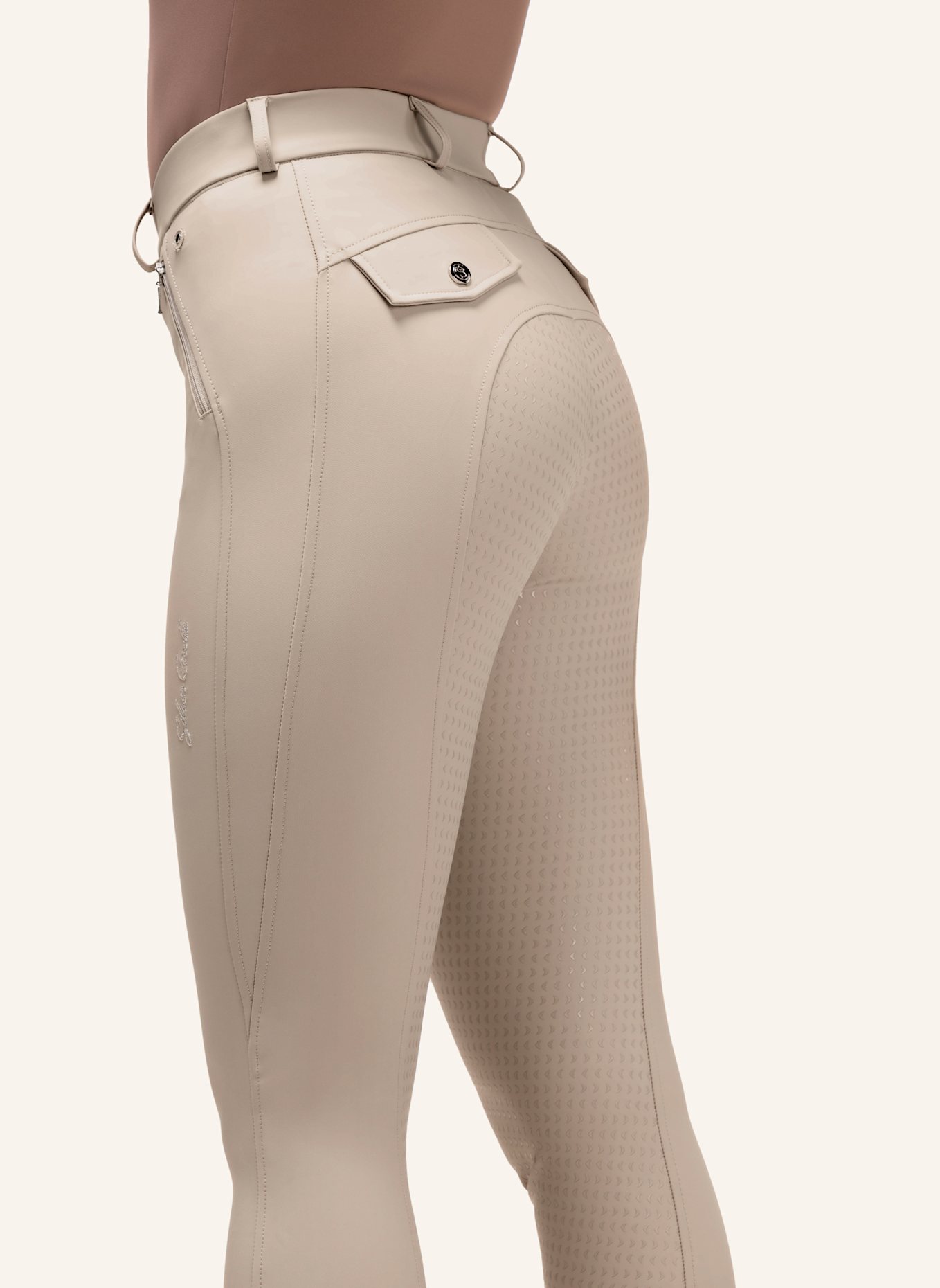 Silver Circle Reithose BILEY Full-Grip: BEIGE