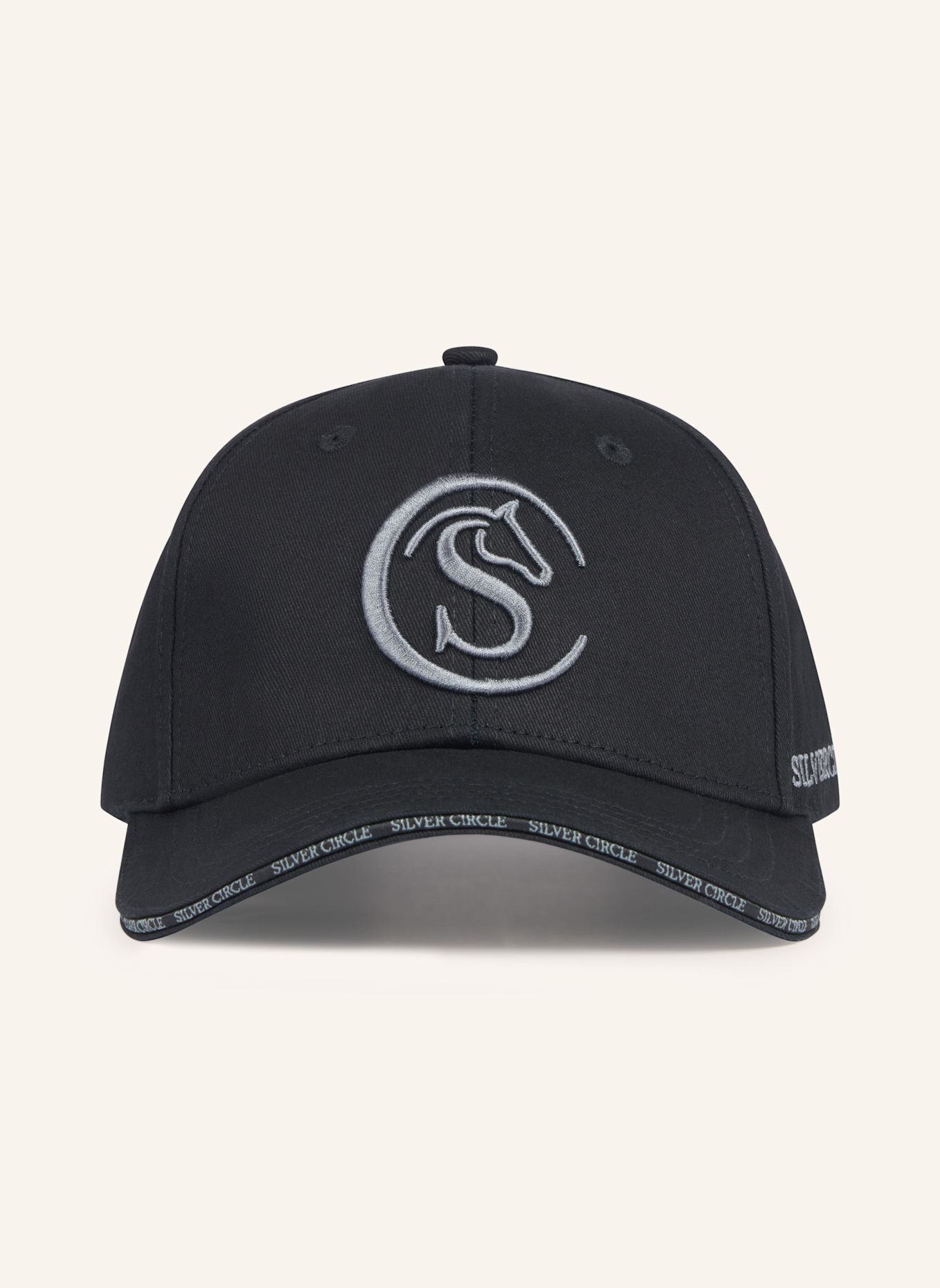 Silver Circle Cap SANNY: SCHWARZ