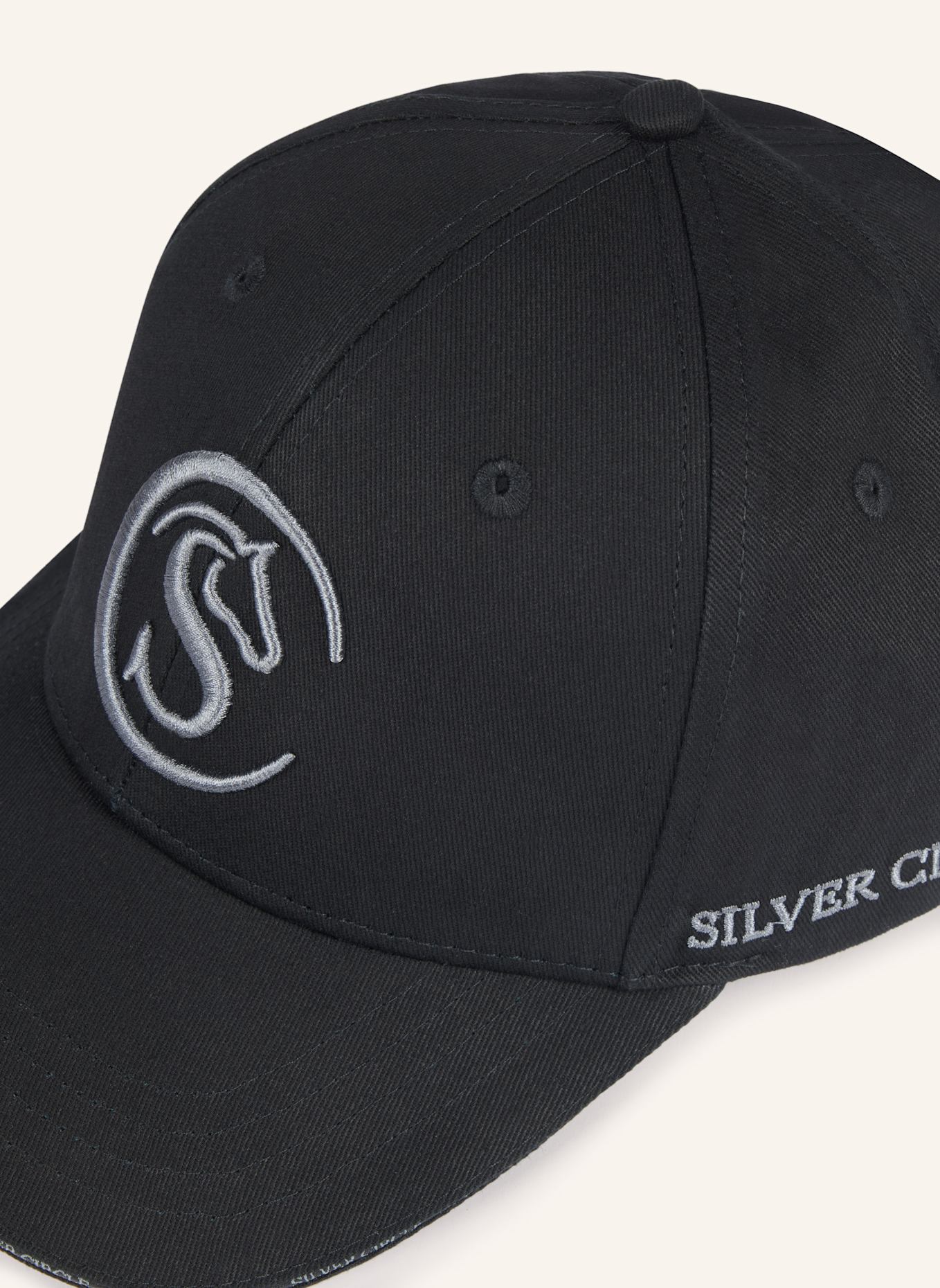 Silver Circle Cap SANNY: SCHWARZ