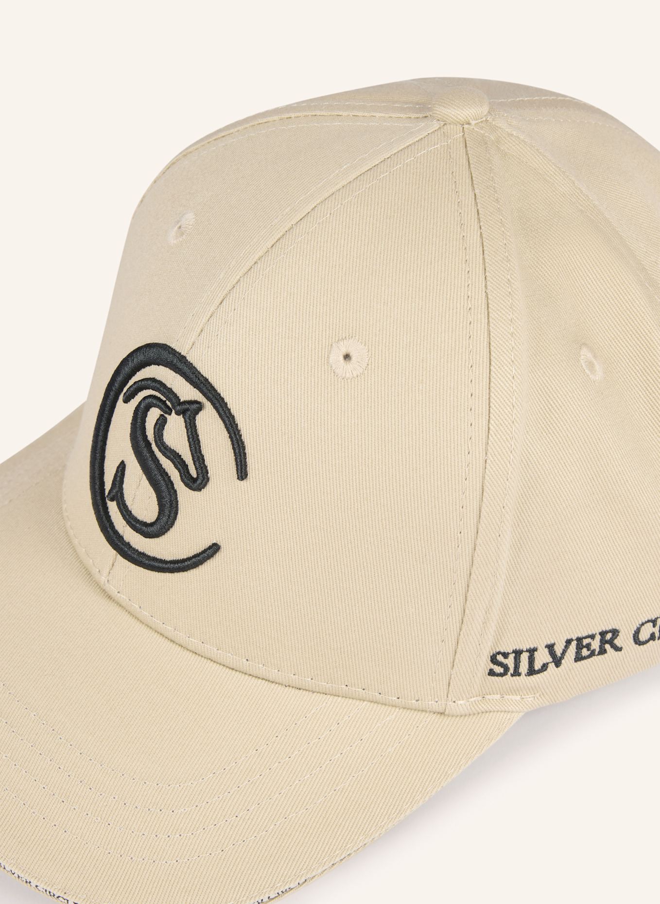 Silver Circle Cap SANNY: BEIGE