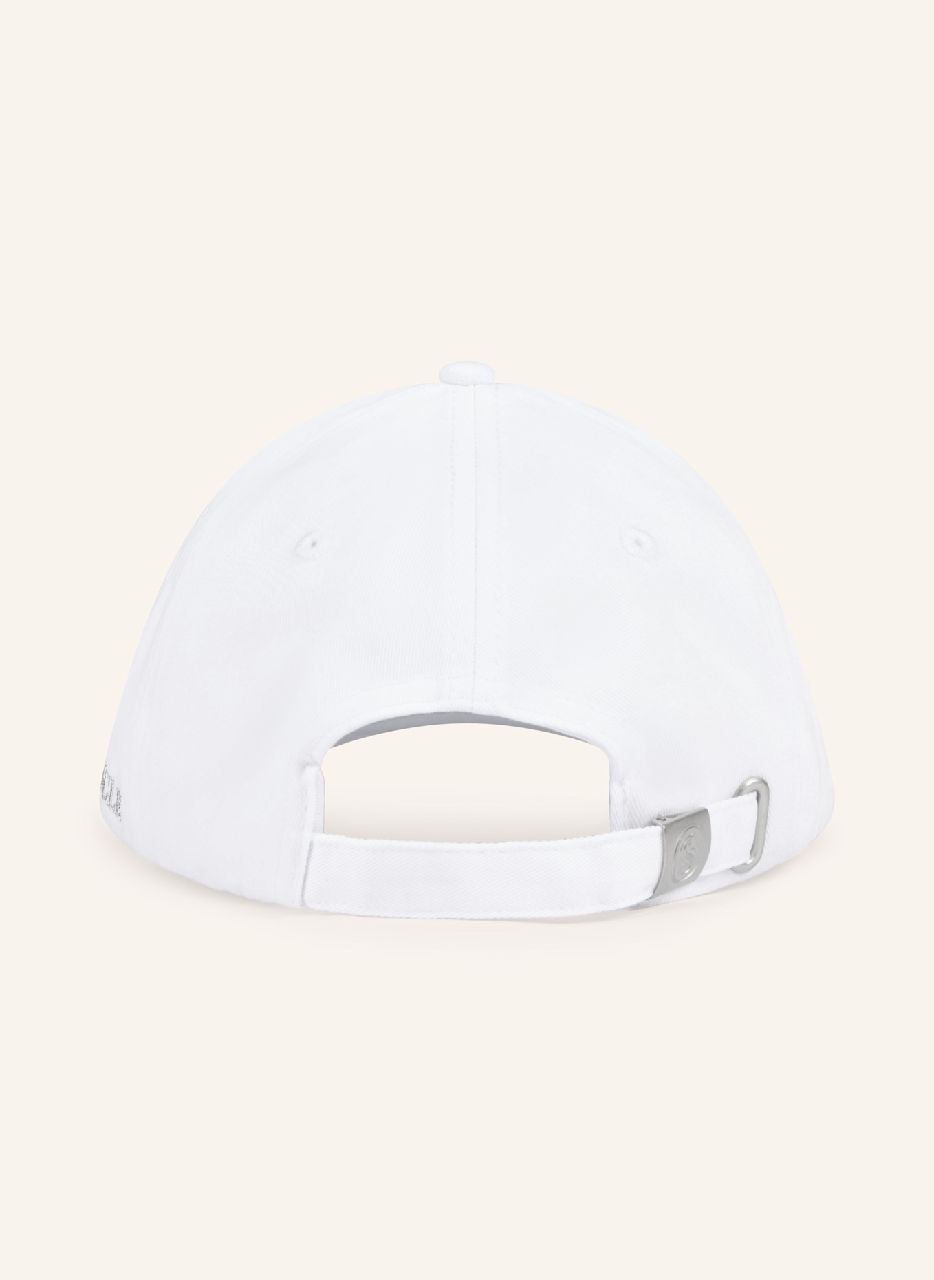 Silver Circle Cap SANNY: WEISS