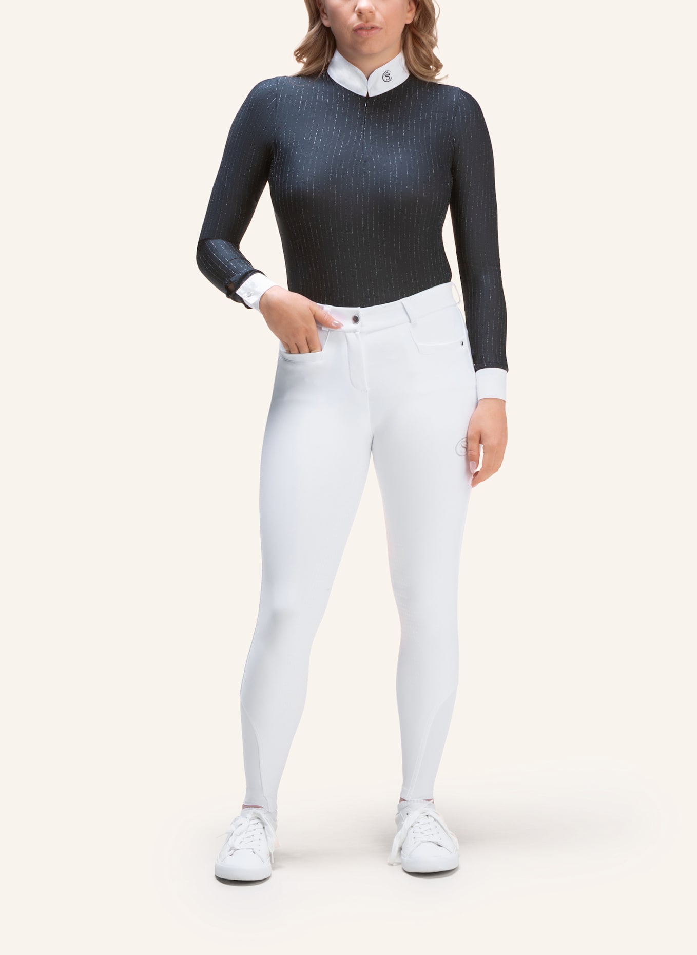 Silver Circle Turniershirt CAJA: SCHWARZ