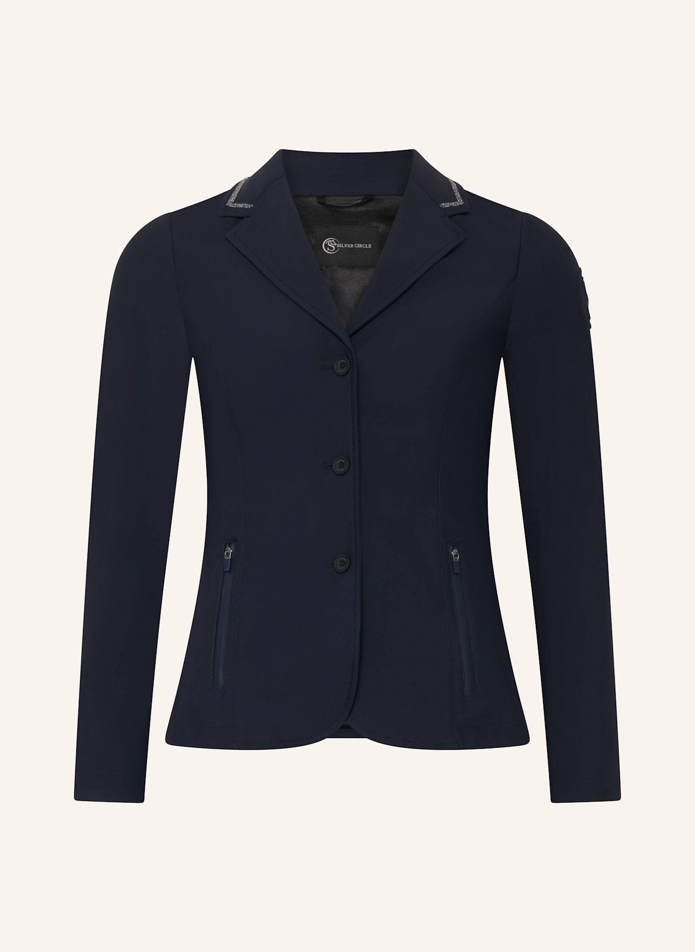 Silver Circle Turnierjacket CHAMICA Glitzer: BLAU
