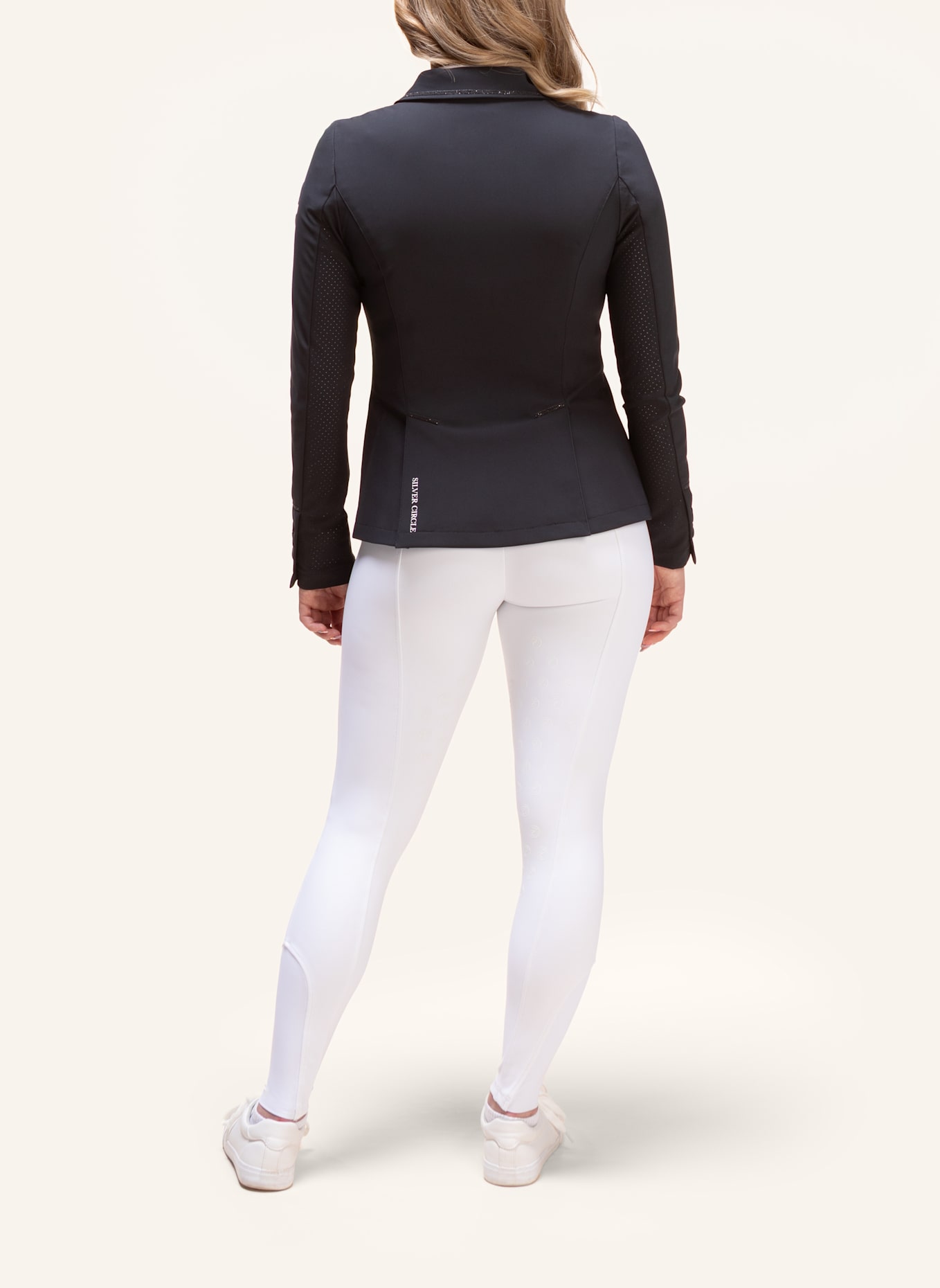 Silver Circle Turnierjacket CHAMICA Glitzer: SCHWARZ