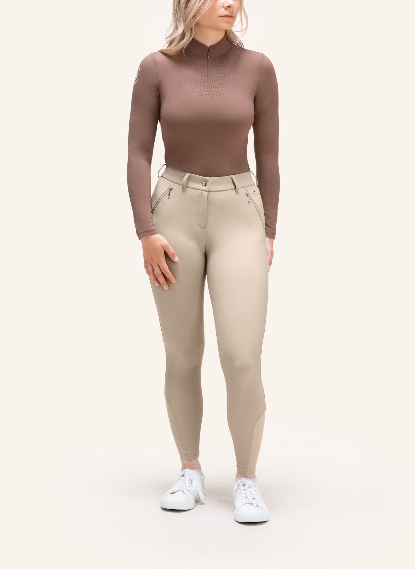 Silver Circle Funktionsshirt CLAIRE: DUNKELBRAUN