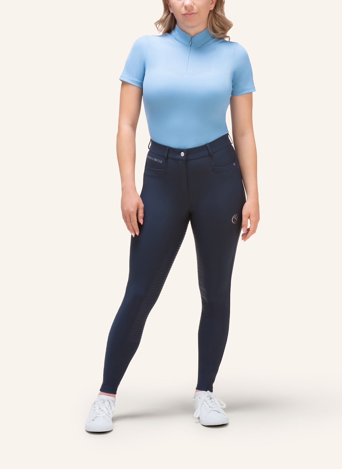 Silver Circle Funktionsshirt CLAIRE: HELLBLAU