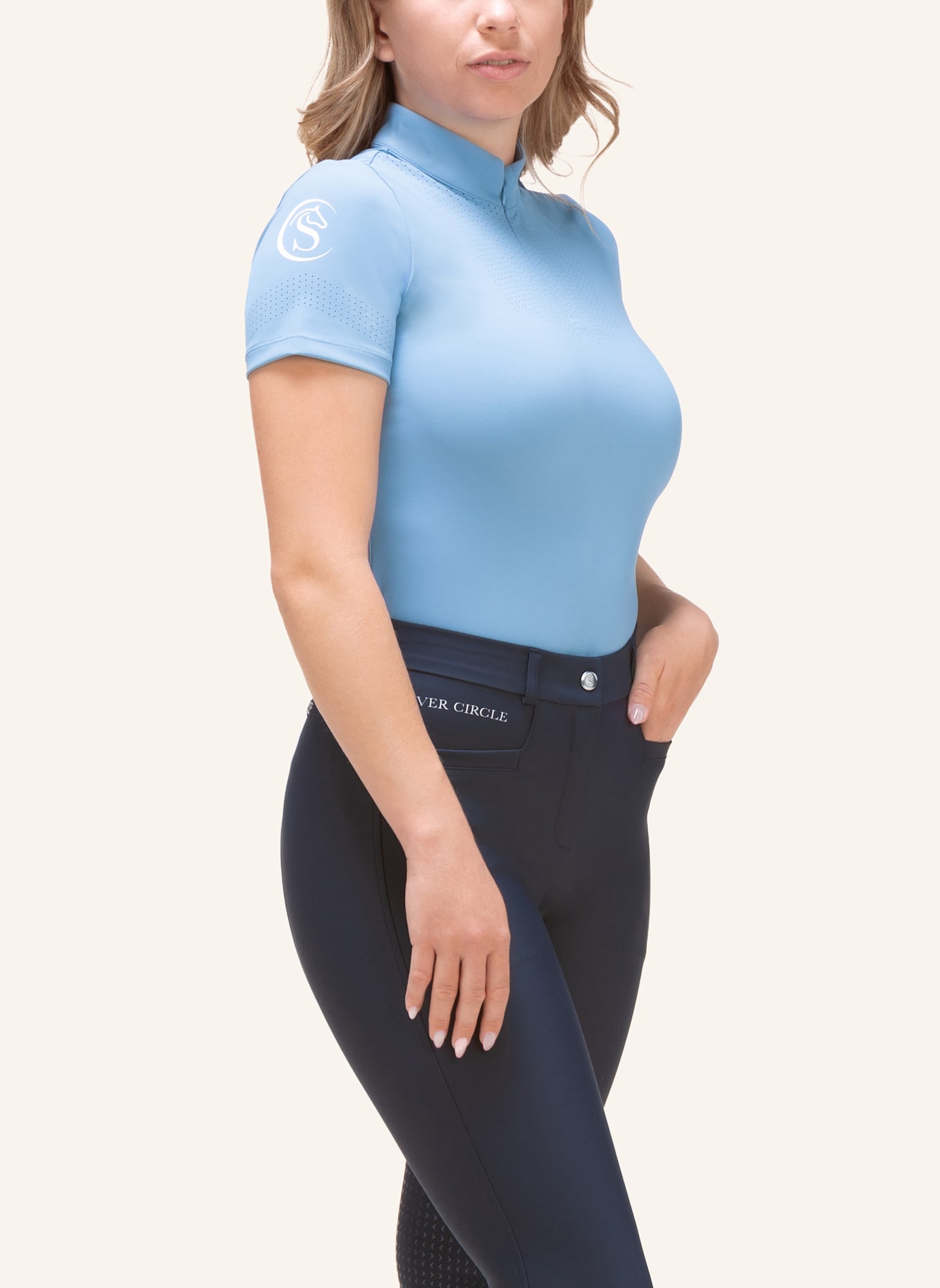 Silver Circle Funktionsshirt CLAIRE: HELLBLAU