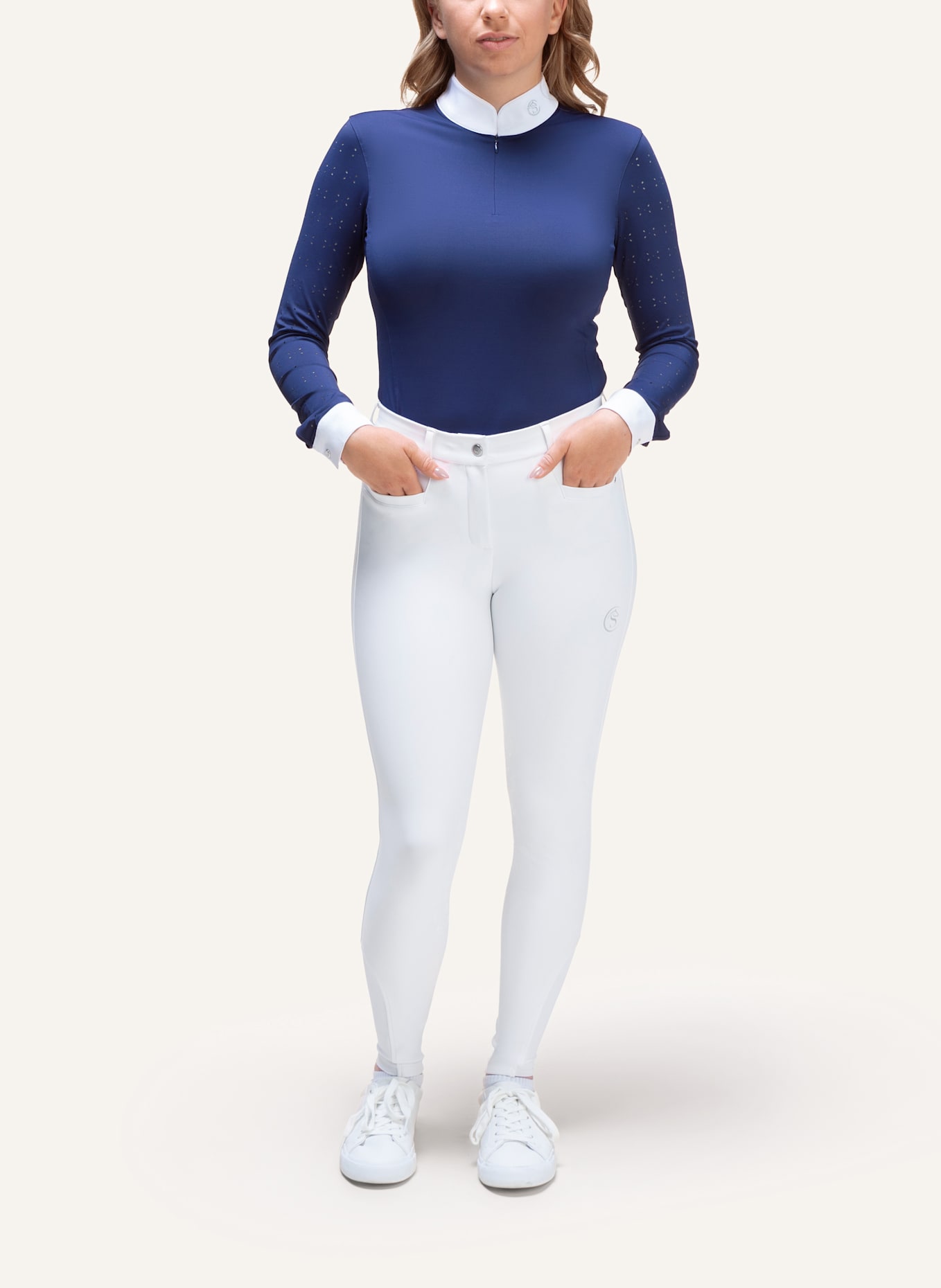 Silver Circle Turniershirt CHILAILI: BLAU