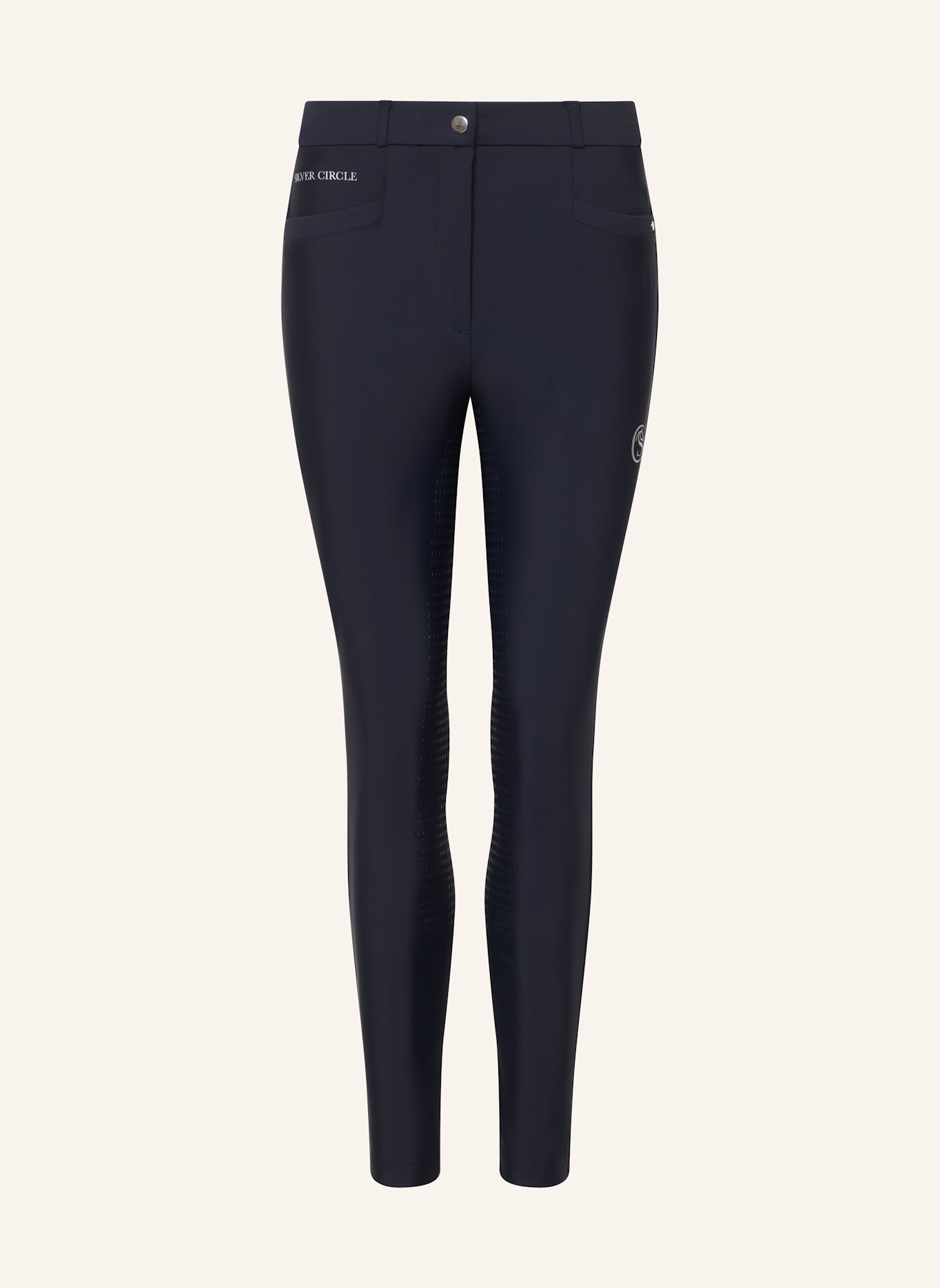 Silver Circle Reithose BELLA Full-Grip: BLAU