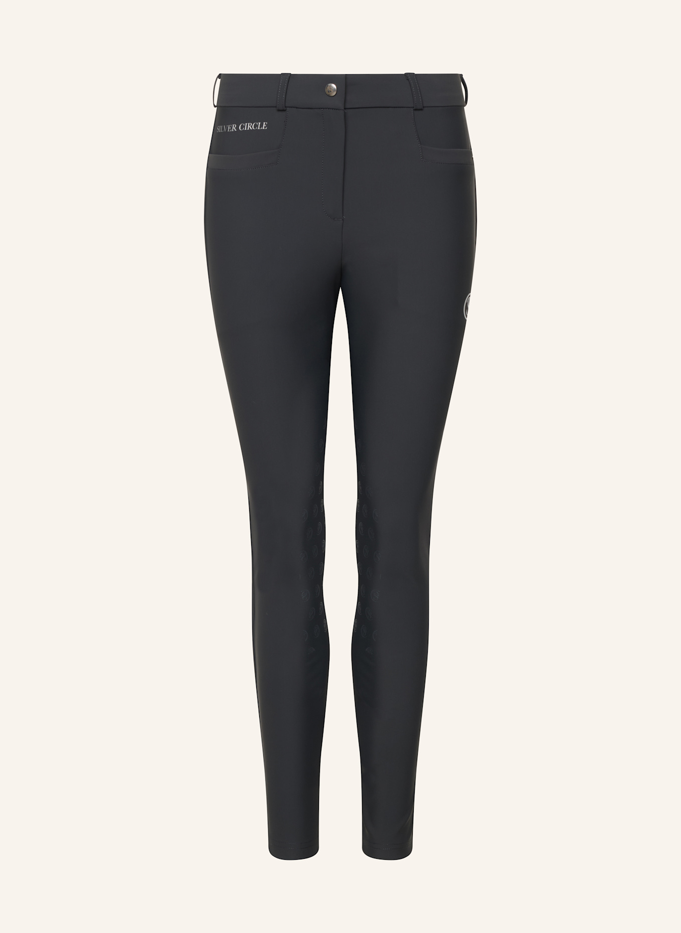 Silver Circle Reithose BELLA Knie-Grip: GRAU