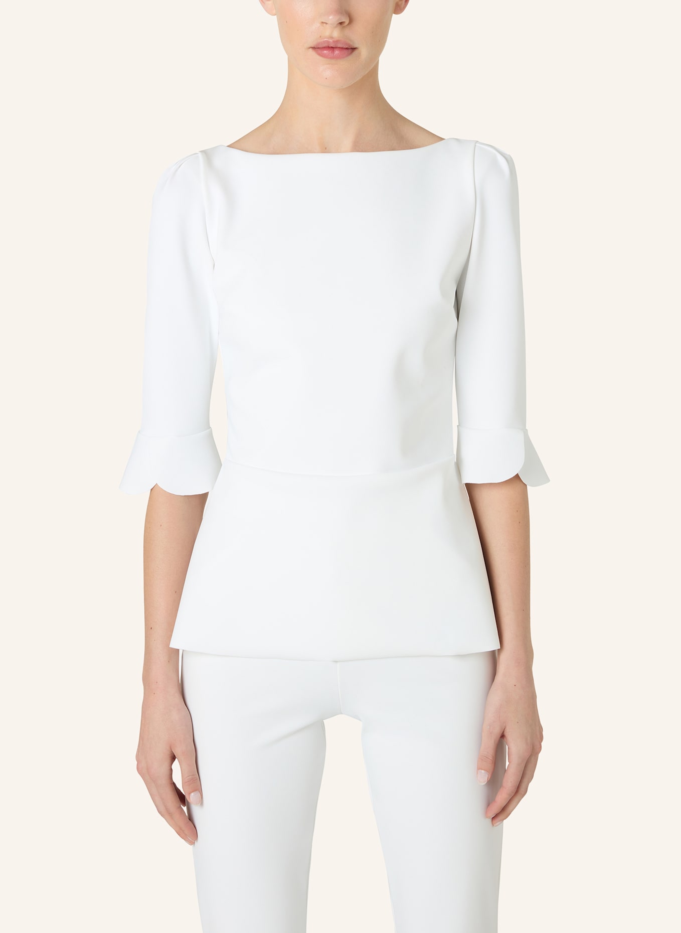 CHIARA BONI La Petite Robe Bluse EDELMIRA: WEISS