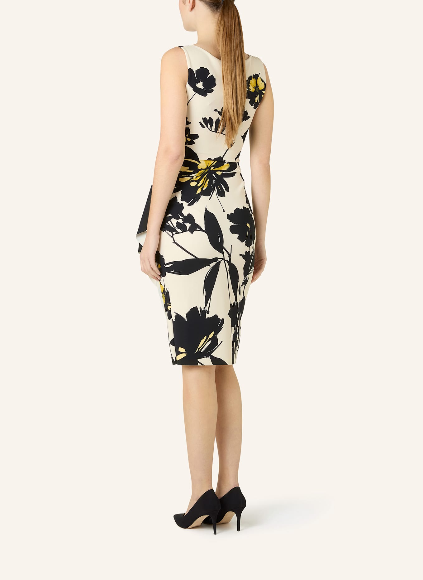 CHIARA BONI La Petite Robe Kleid AYANG: WEISS/ SCHWARZ/ GELB