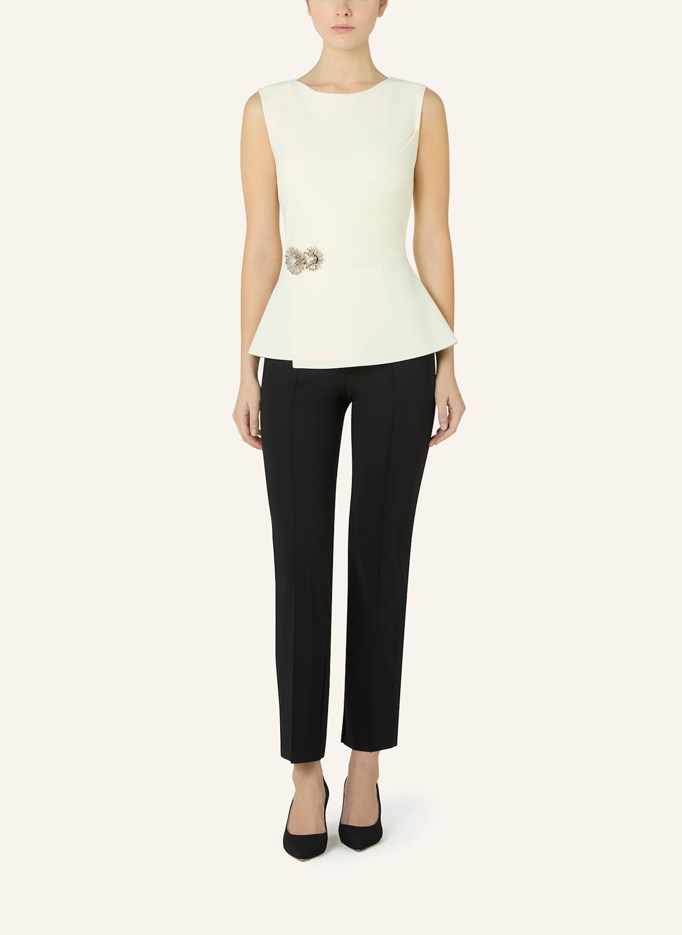 CHIARA BONI La Petite Robe Jumpsuit SUZUE: WEISS/ SCHWARZ