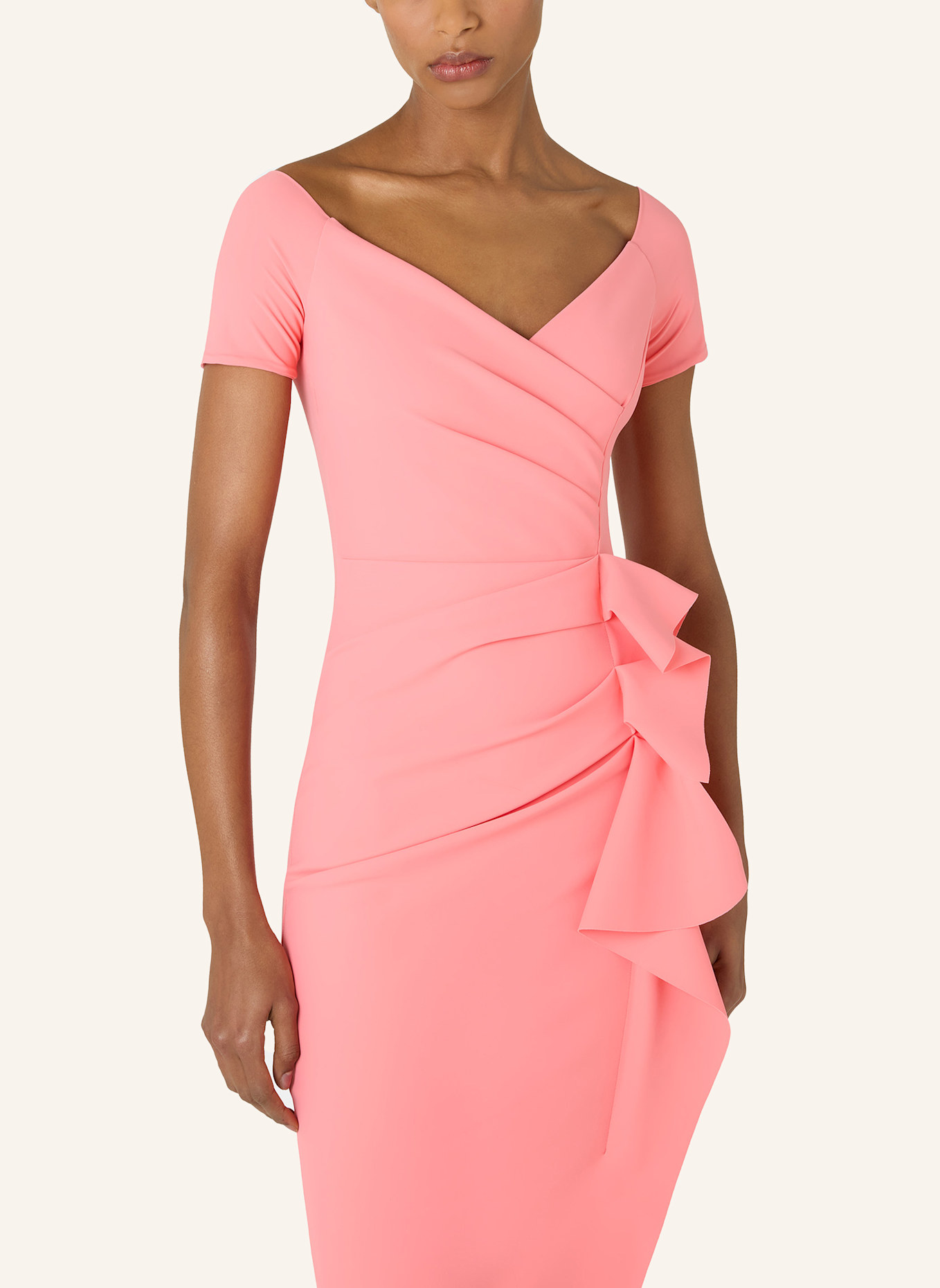 CHIARA BONI La Petite Robe Kleid SILVERIA: ROSA/ CREME/ GRÜN