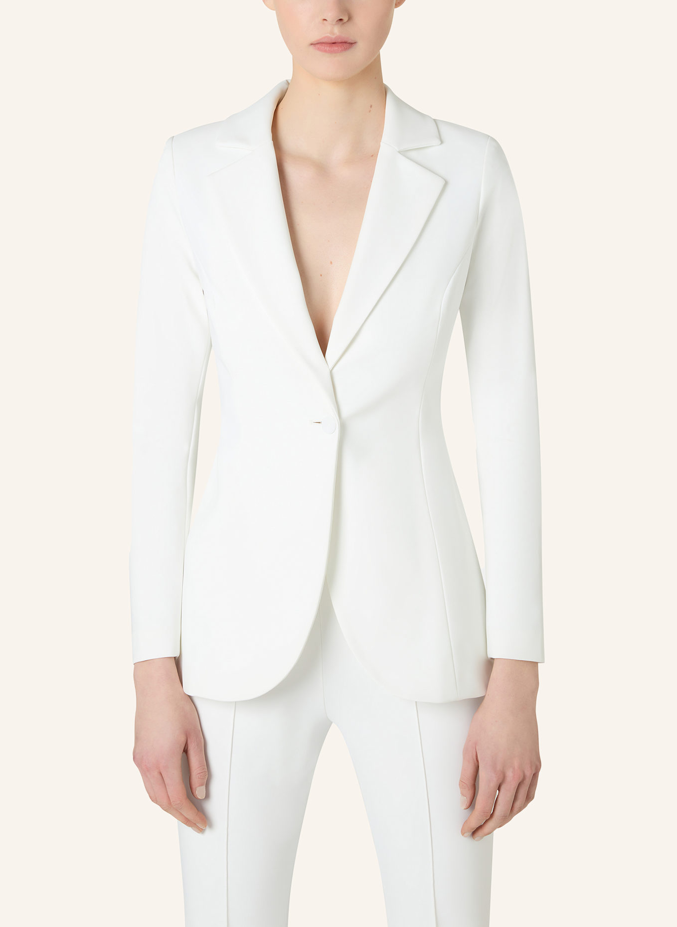 CHIARA BONI La Petite Robe Jacke LUA: WEISS