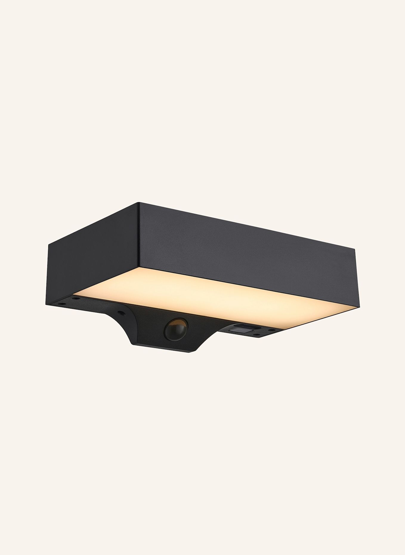 nordlux Wandleuchte MONAY SQUARE SOLAR: SCHWARZ
