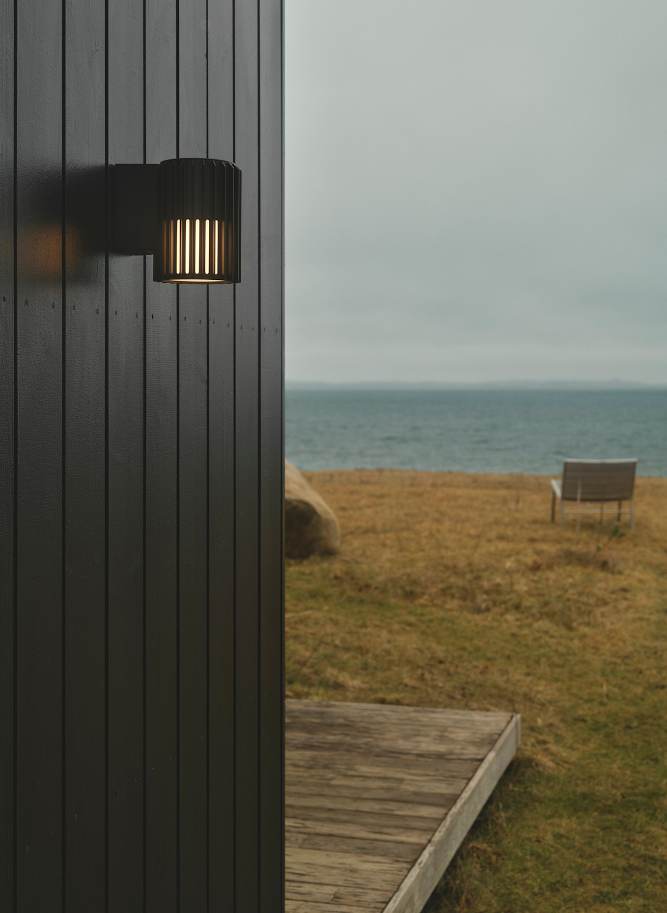 nordlux Wandleuchte ALUDRA: SCHWARZ