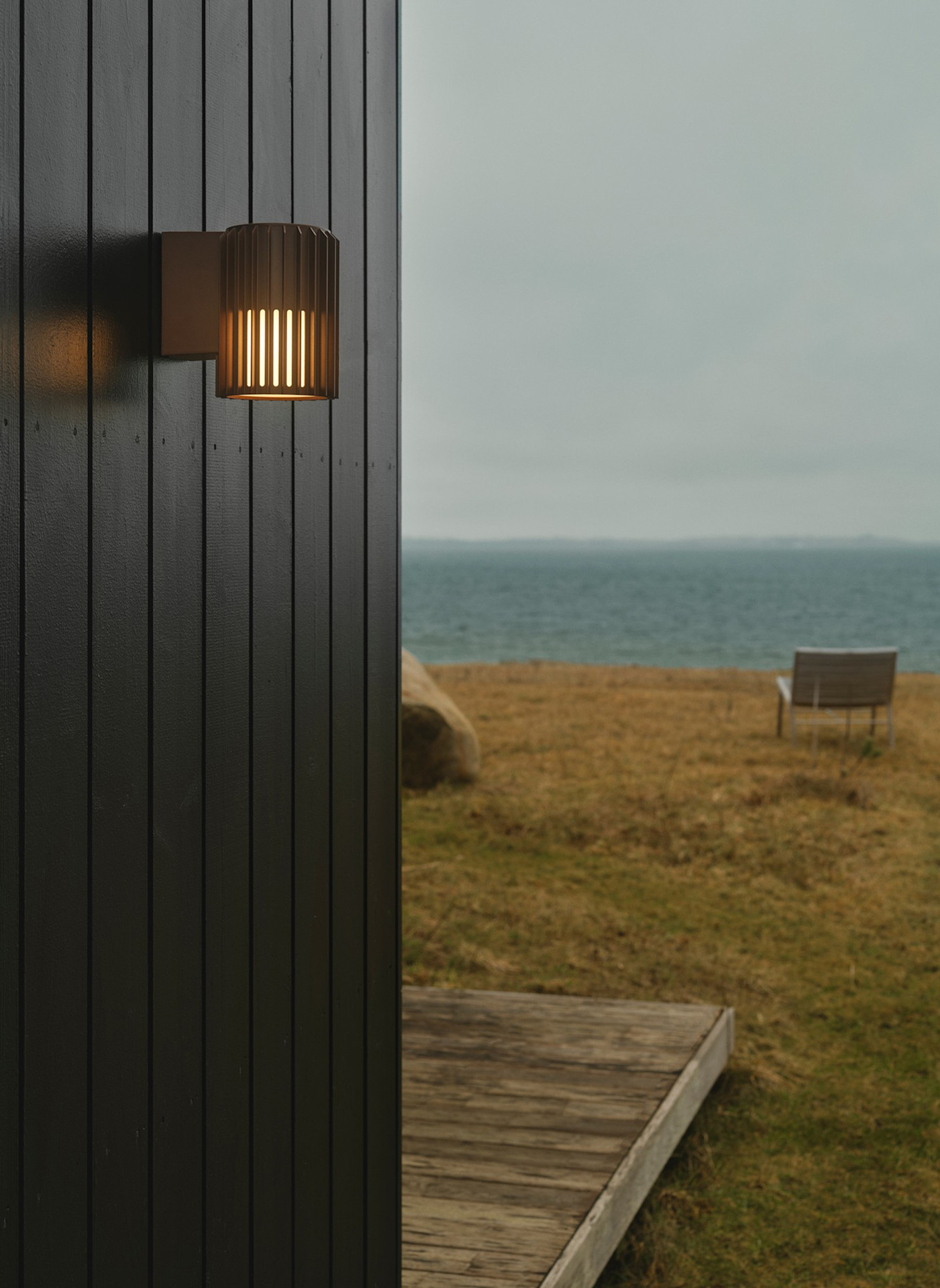 nordlux Wandleuchte ALUDRA: BRAUN