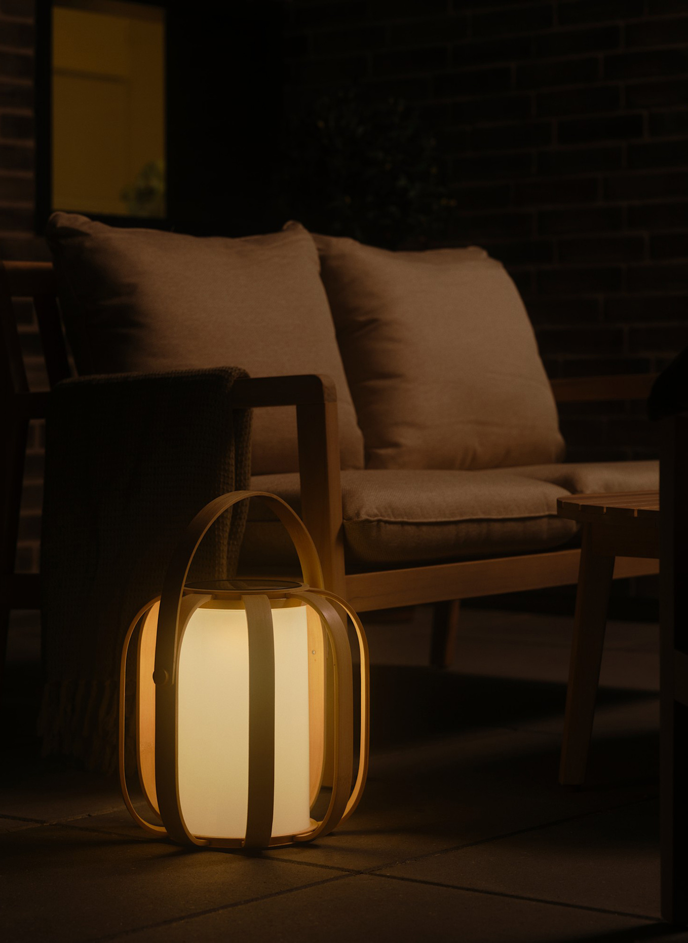 nordlux Akkuleuchte BOB SOLAR: BRAUN