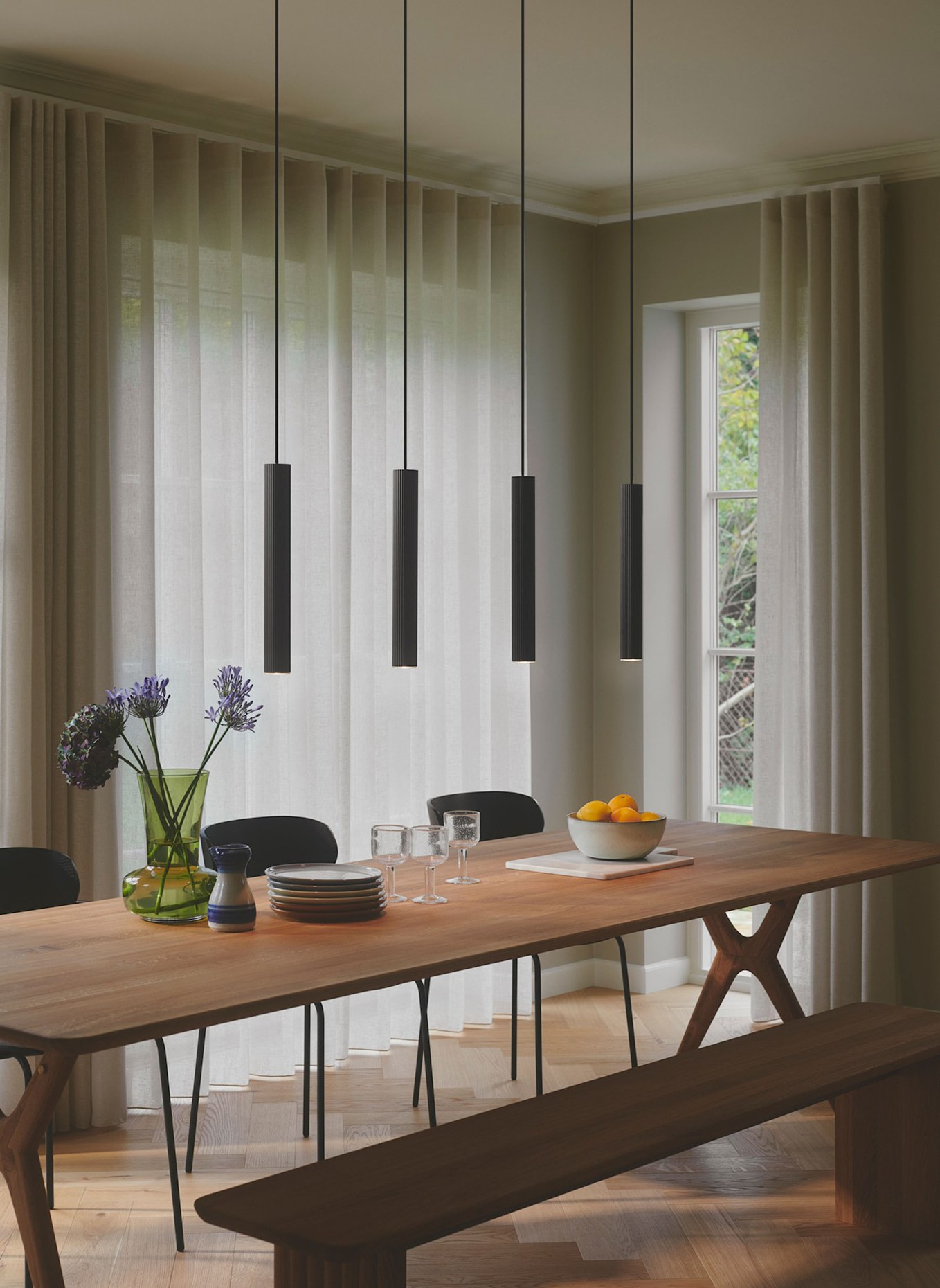 nordlux Pendelleuchte VICO 4-RAIL: SCHWARZ