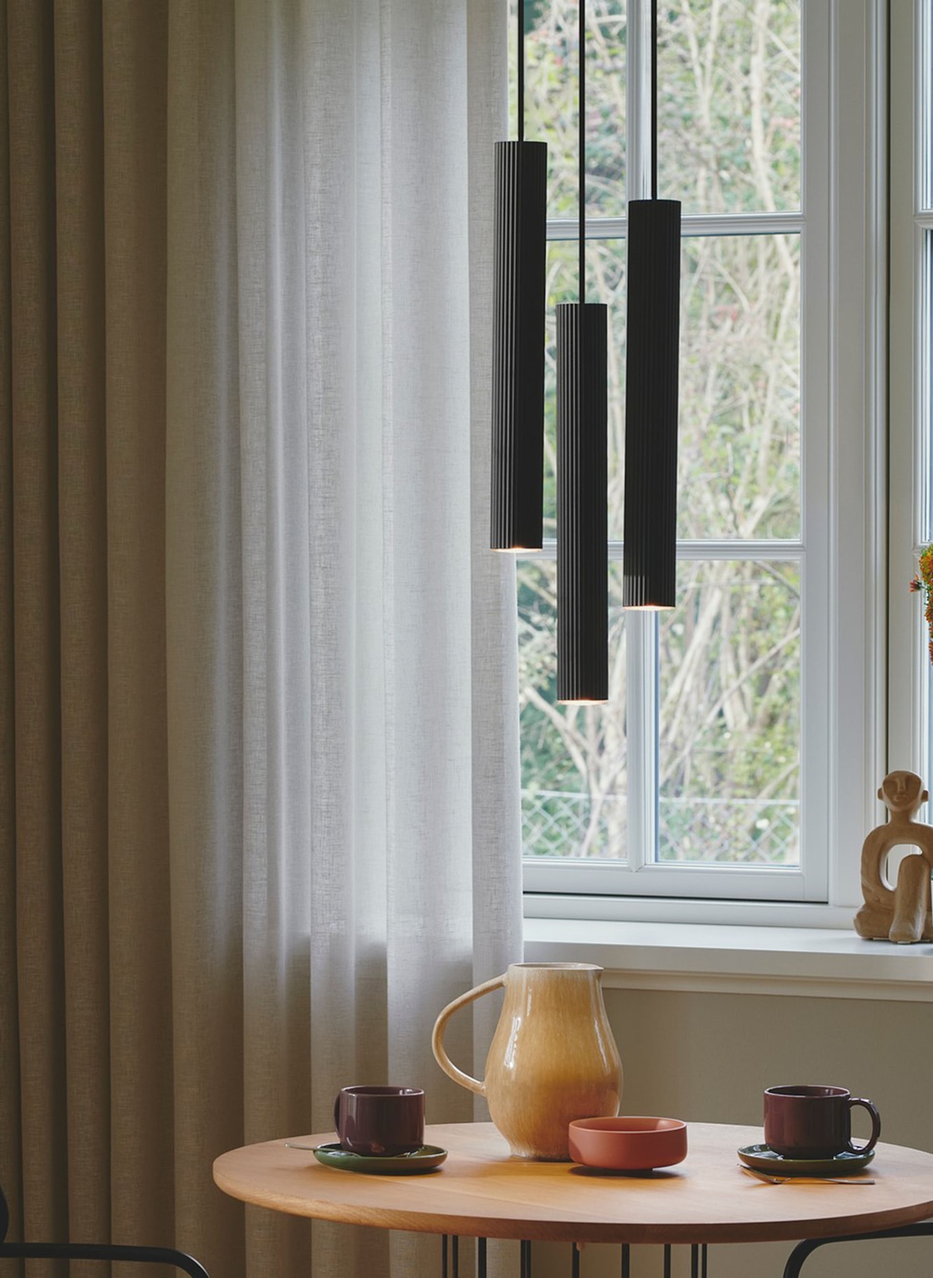 nordlux Pendelleuchte VICO 3-RONDEL: SCHWARZ