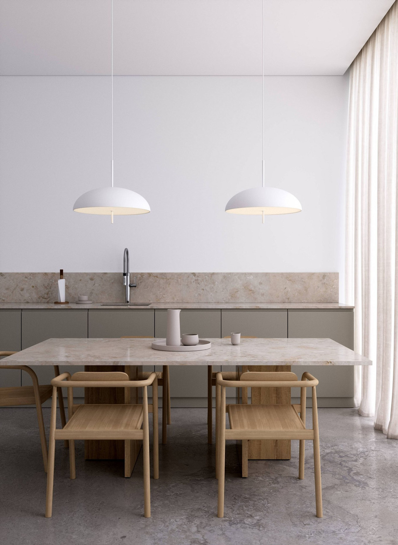 dftp Pendelleuchte VERSALE 50: WEISS