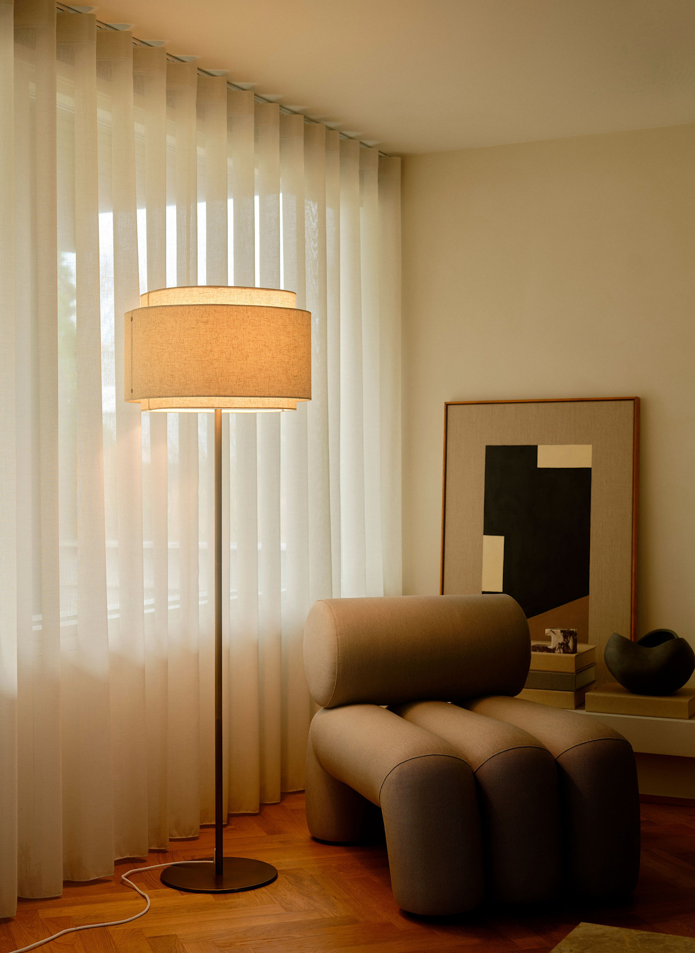 dftp Stehlampe TAKAI: BEIGE