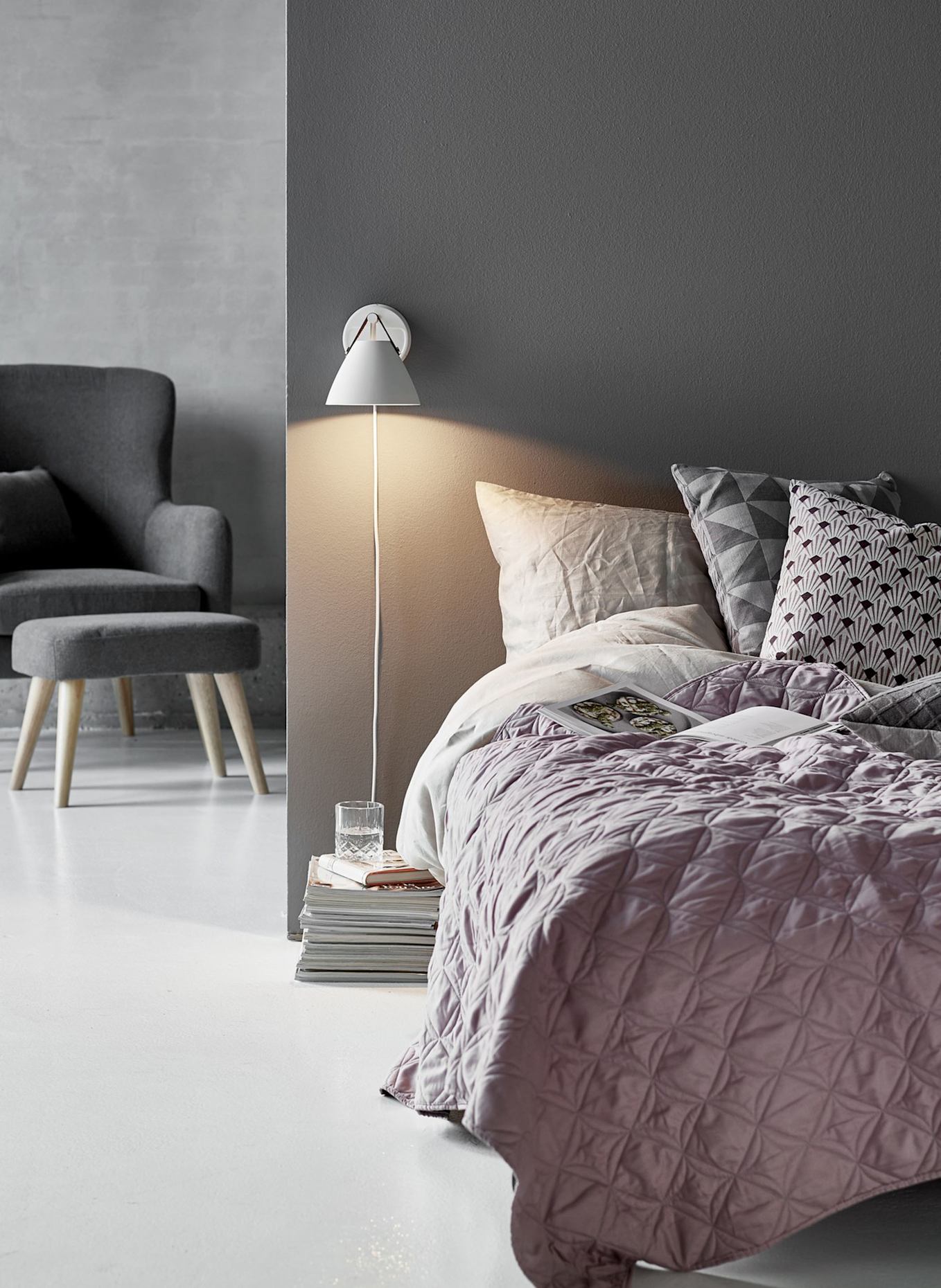 dftp Wandleuchte STRAP 15: WEISS