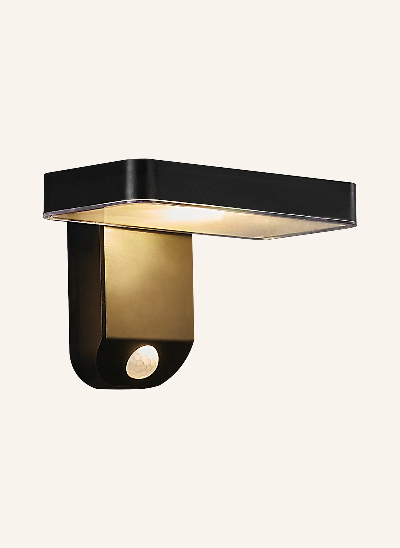 nordlux Wandleuchte RICA SQUARE SOLAR: SCHWARZ