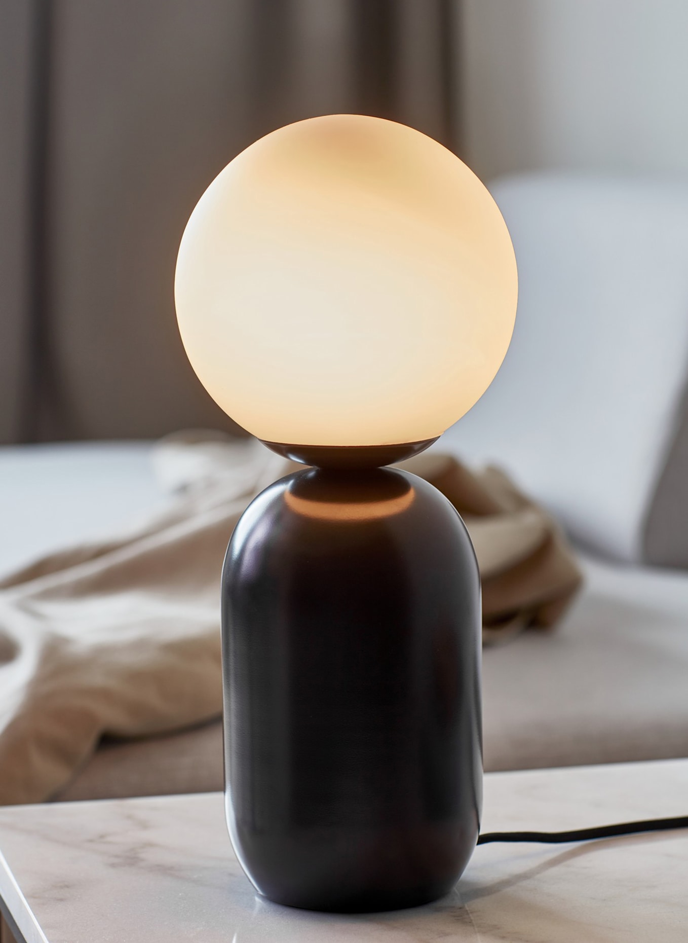 nordlux Tischlampe NOTTI: SCHWARZ