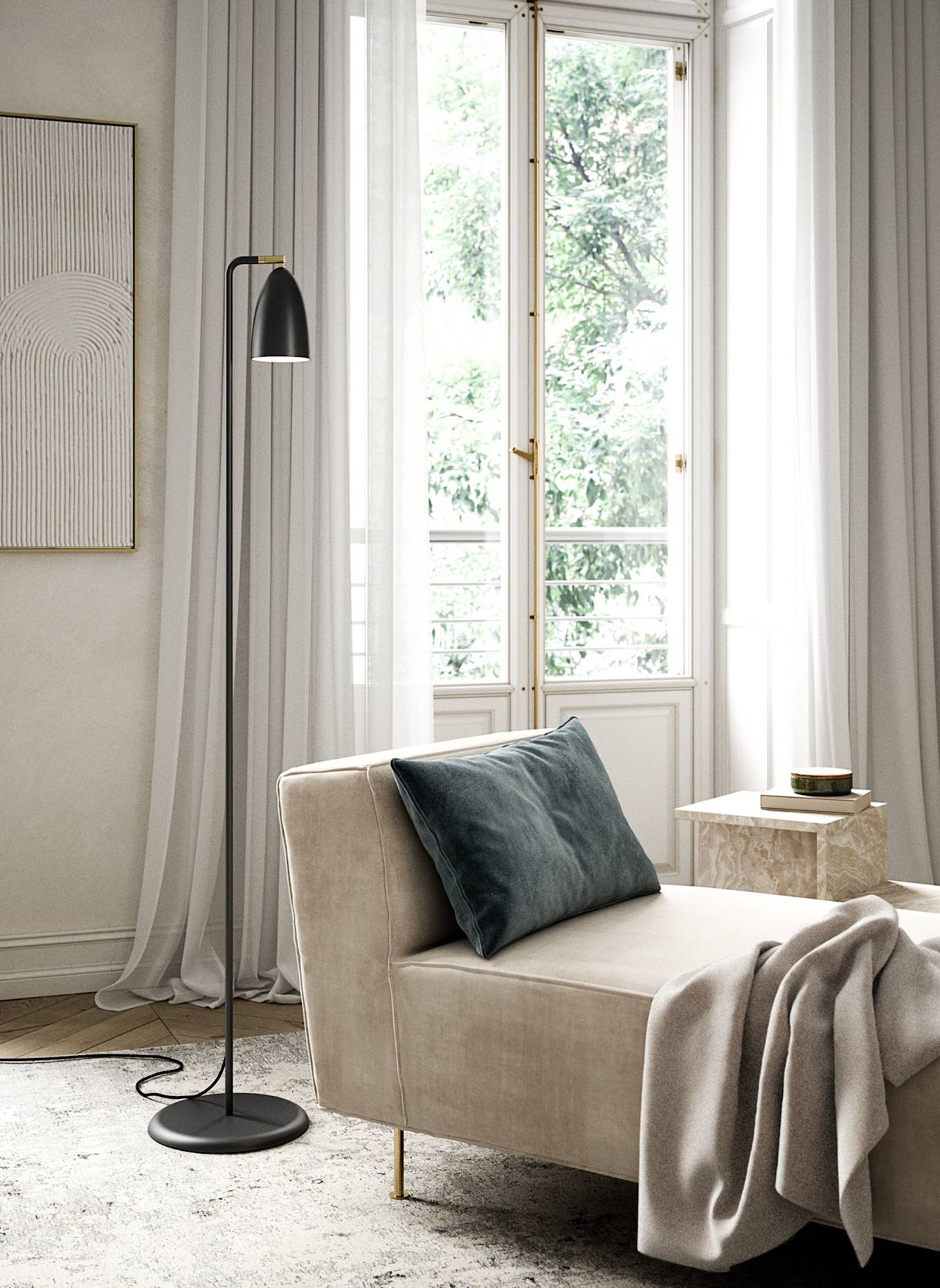 dftp Stehlampe NEXUS 2: SCHWARZ