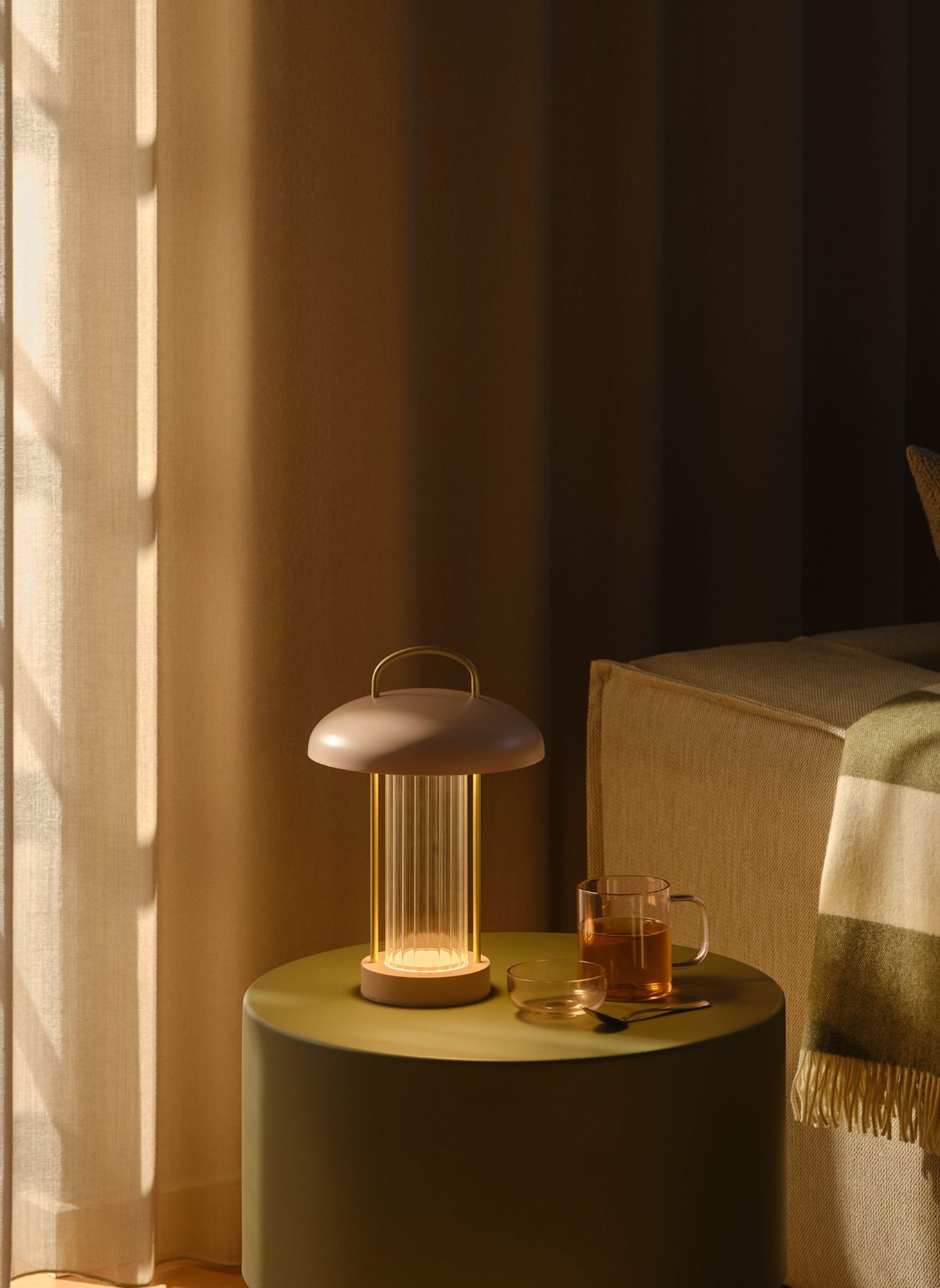 nordlux Tischlampe MIRANO PORTABLE: ROSA