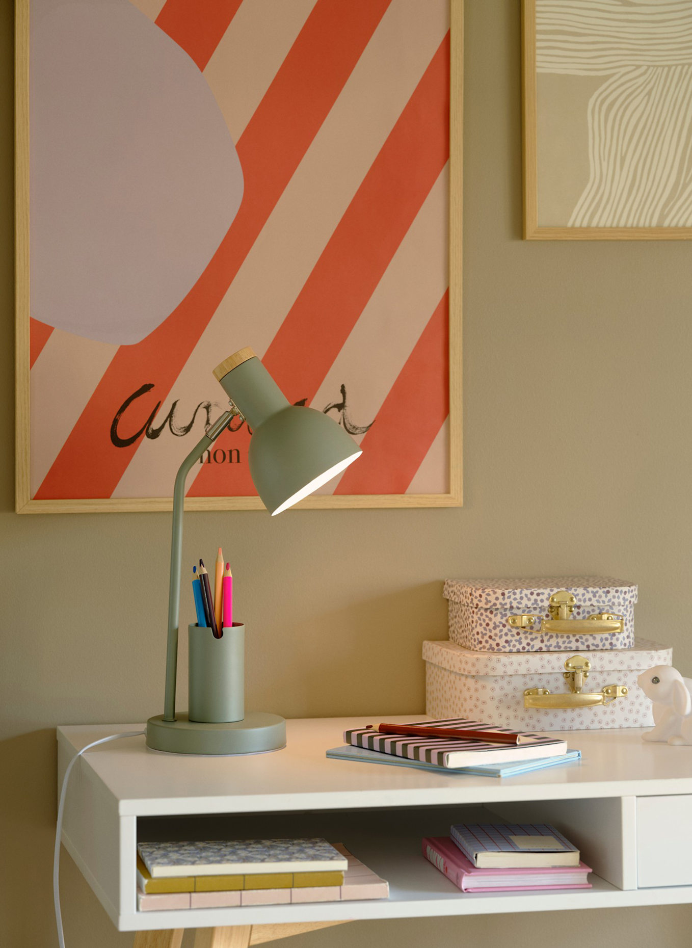 nordlux Tischlampe DEVONE: GRÜN