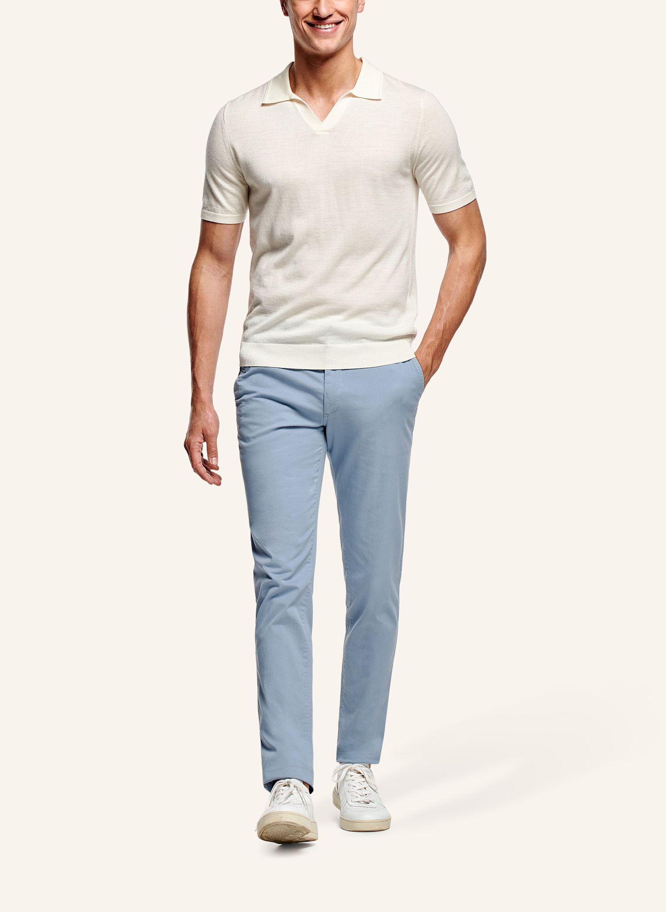 MR MARVIS Hose THE LONGS: HELLBLAU