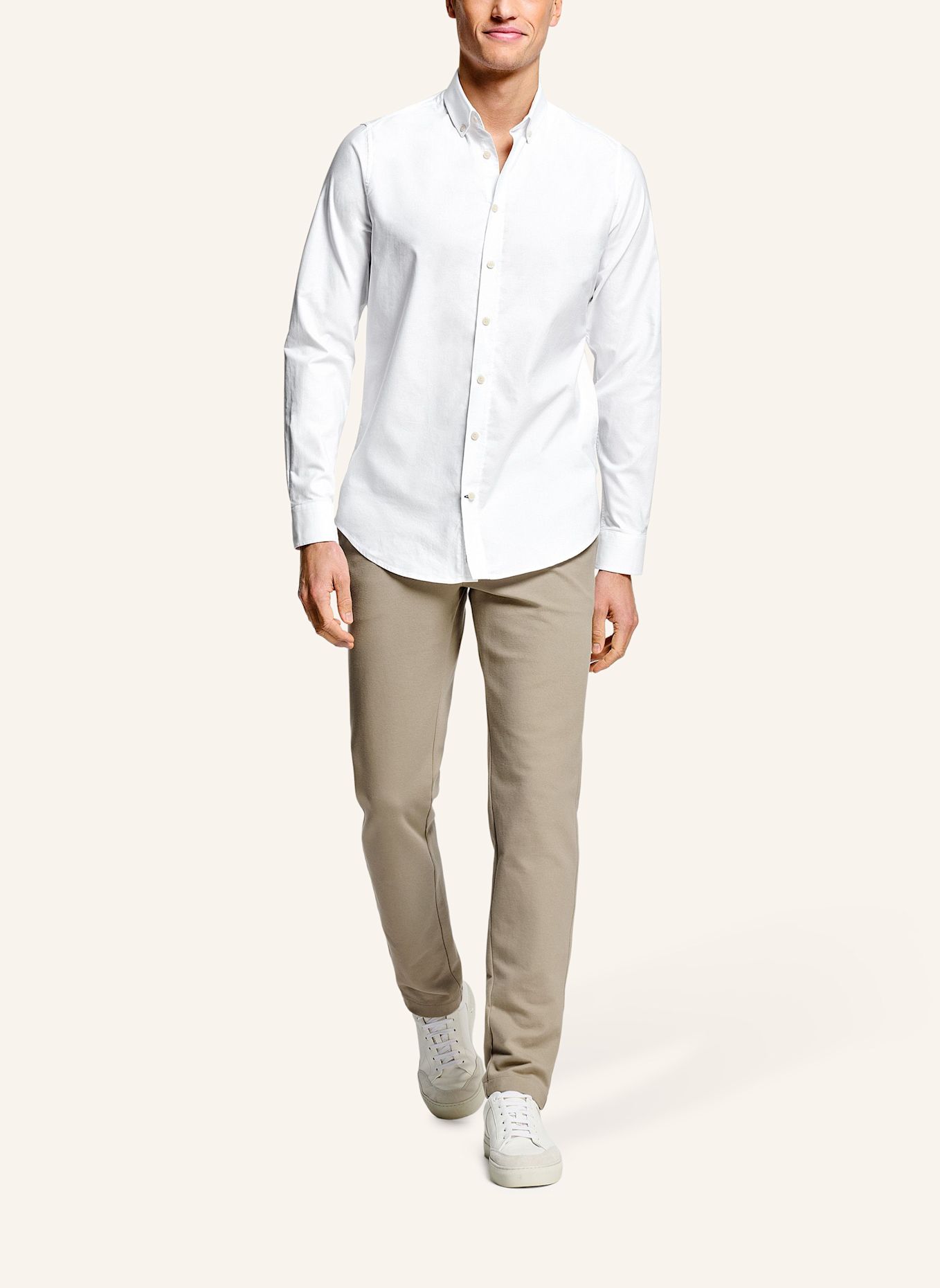 MR MARVIS Hemd THE OXFORD SHIRT: WEISS