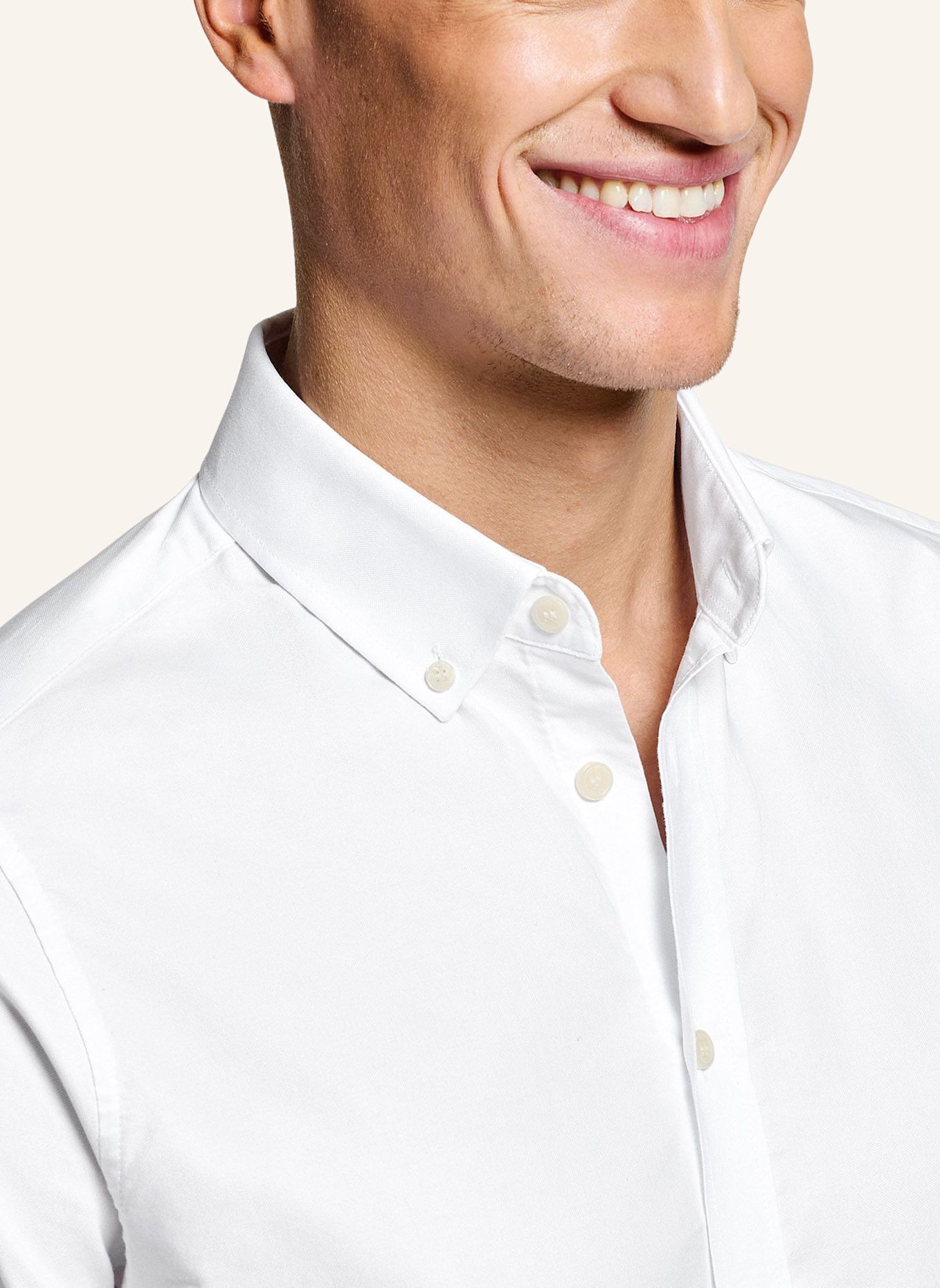 MR MARVIS Hemd THE OXFORD SHIRT: WEISS