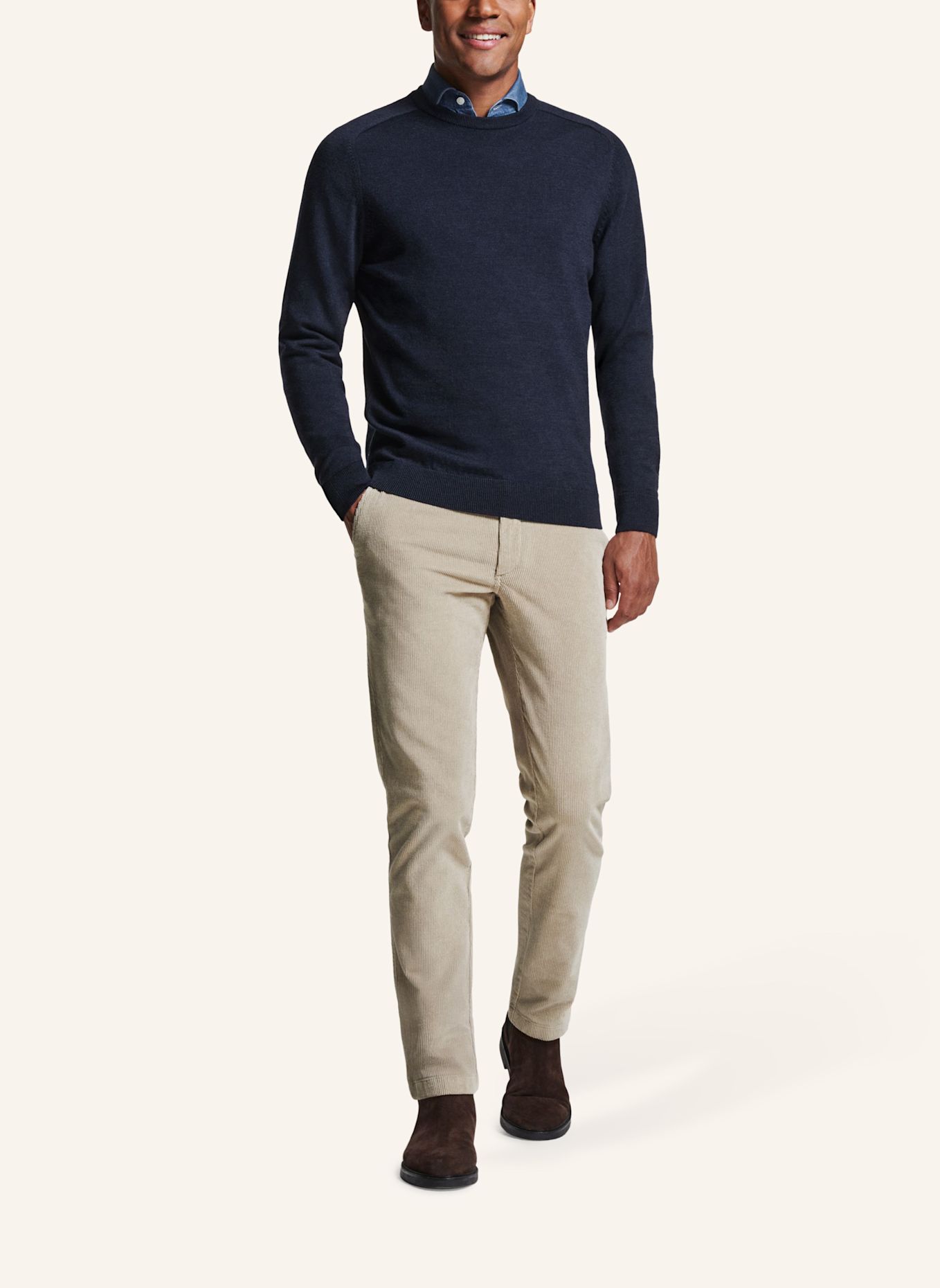 MR MARVIS Hose THE CORDS: BEIGE