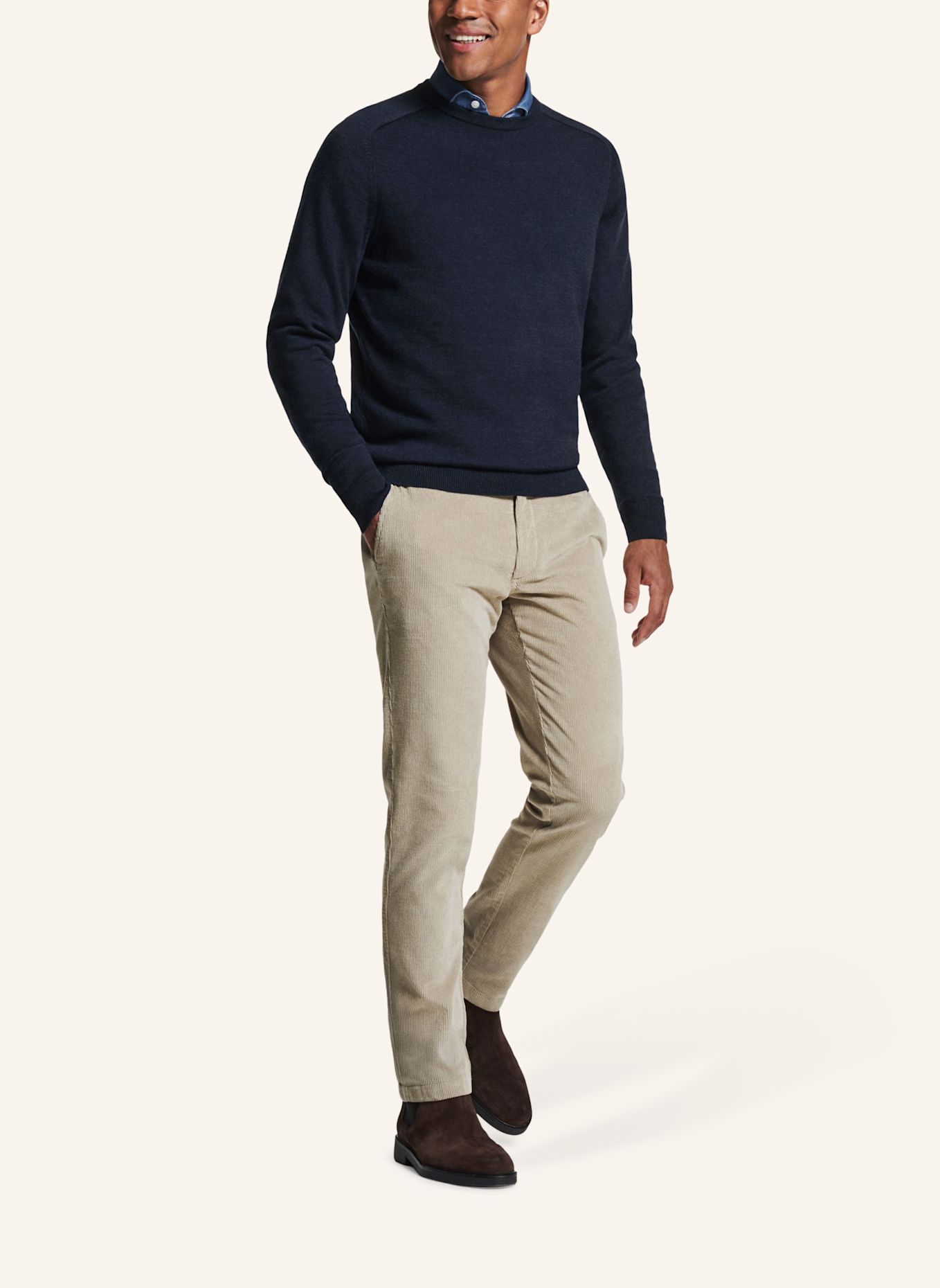 MR MARVIS Hose THE CORDS: BEIGE