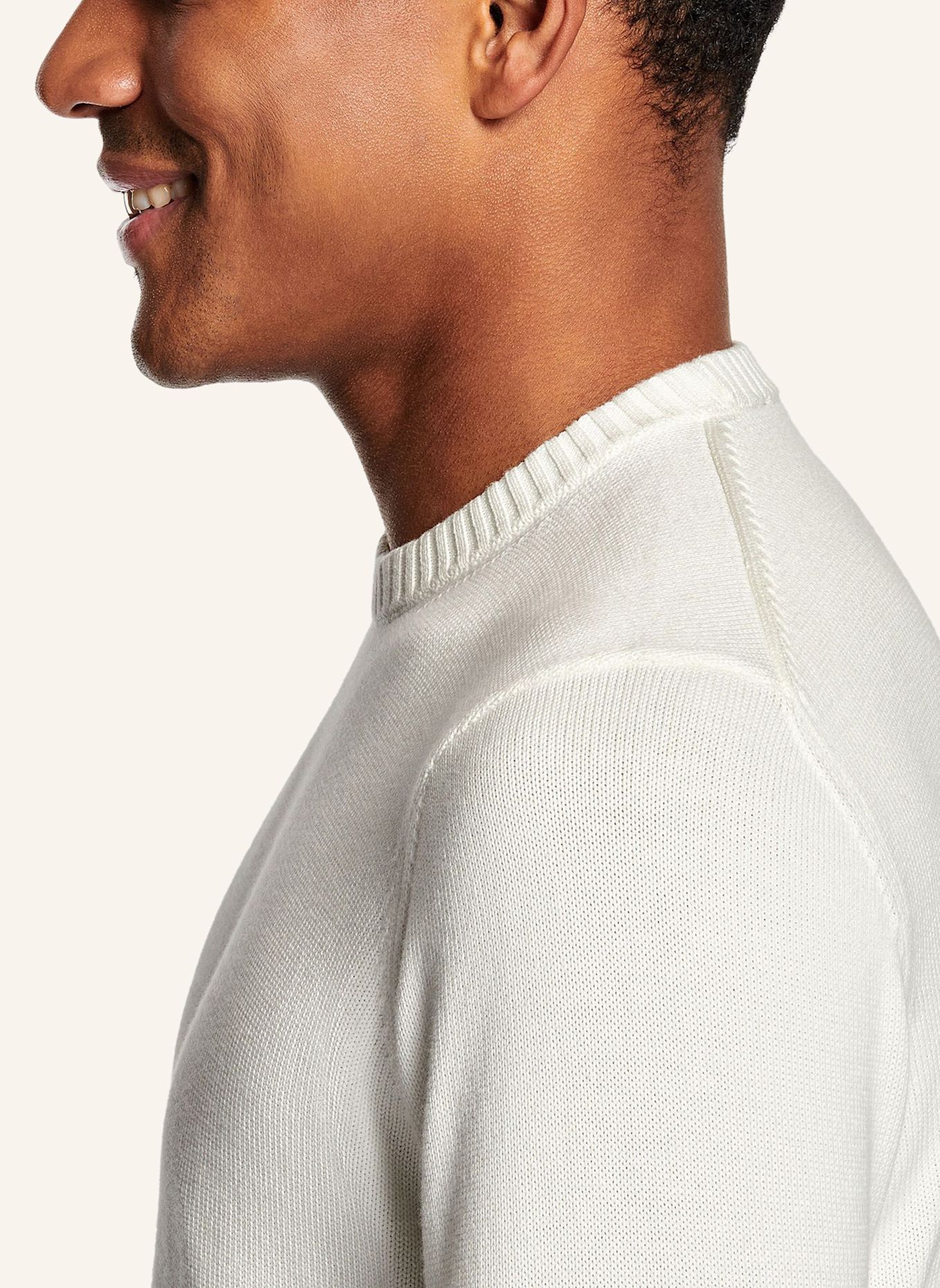 MR MARVIS Pullover THE MIDWEIGHT CREW: WEISS