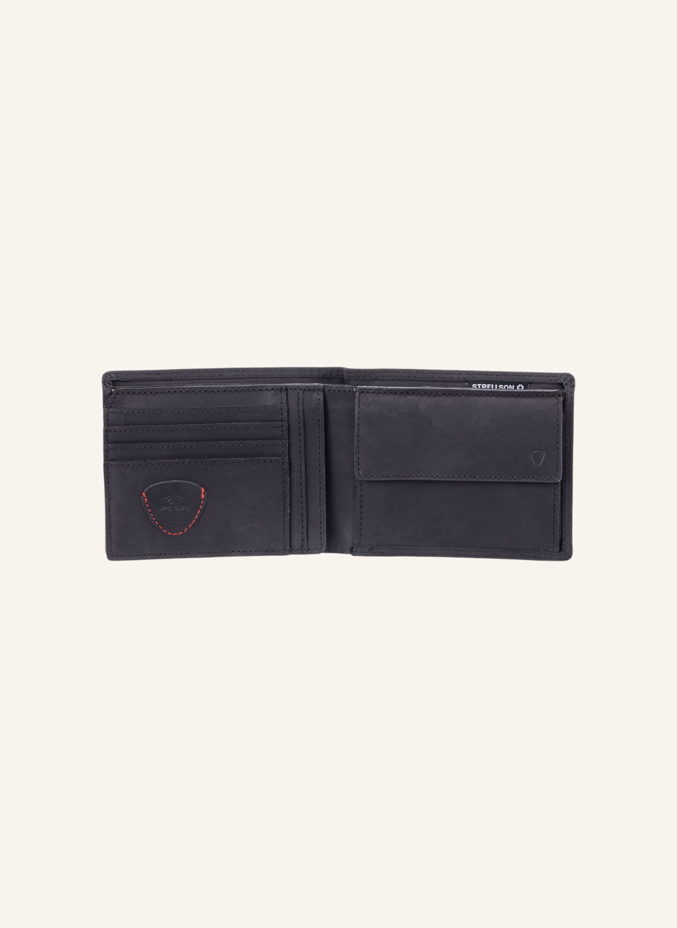 STRELLSON Billfold BAKER STREET CORBIN: SCHWARZ