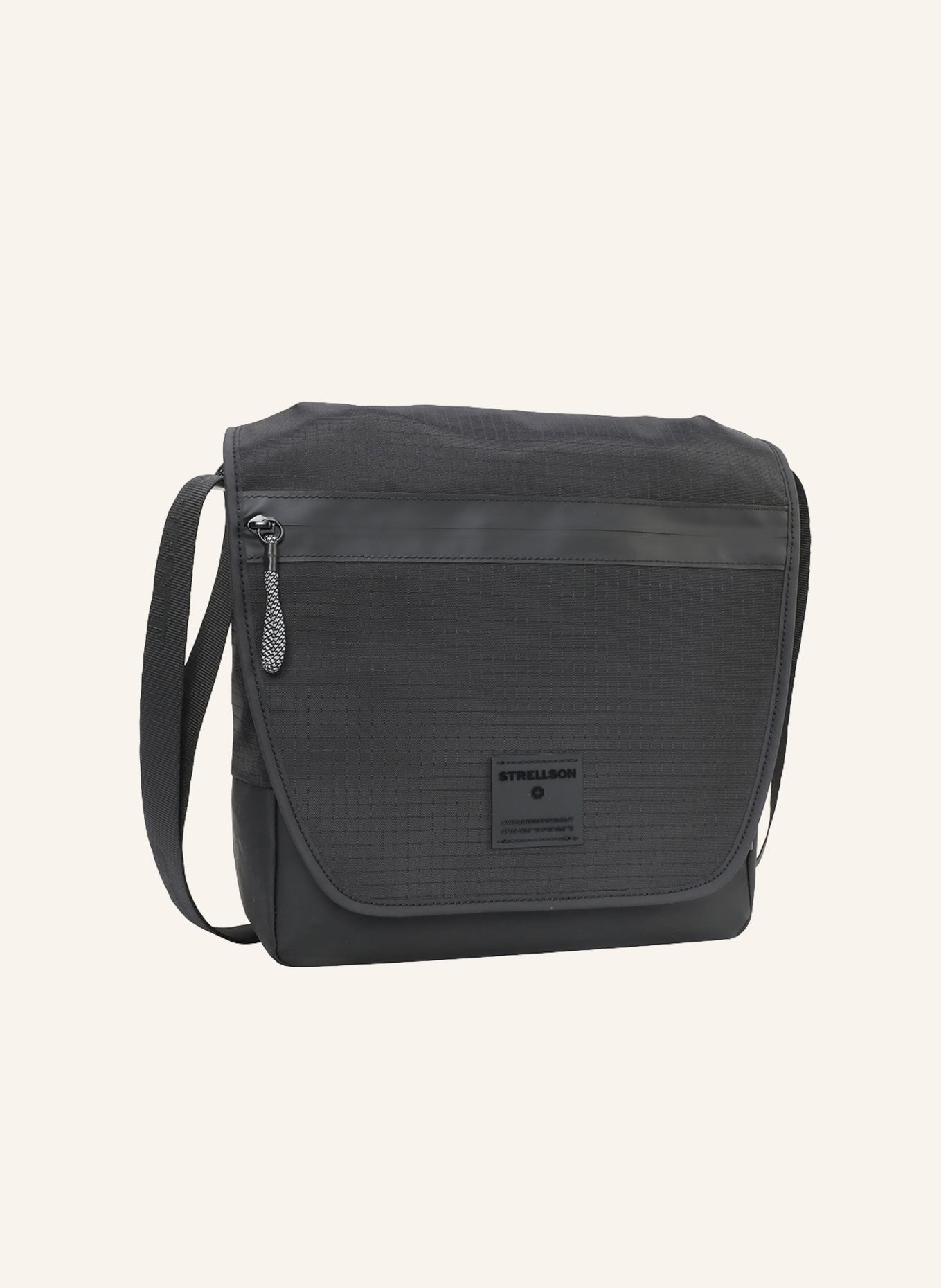 STRELLSON Schultertasche NORTHWOOD RS DORIAN: SCHWARZ