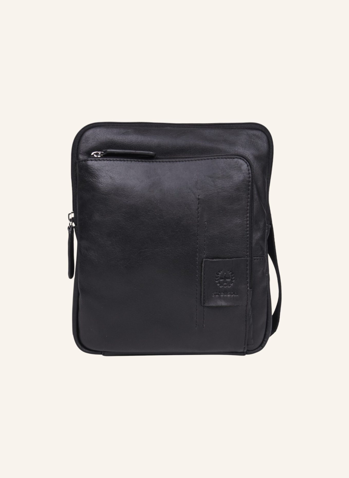 STRELLSON Schultertasche HYDE PARK BRIAN: SCHWARZ