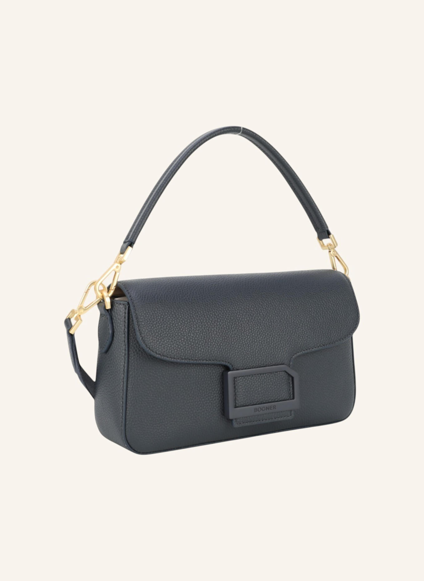 BOGNER Schultertasche PONTRESINA NEVE NERA: DUNKELBLAU