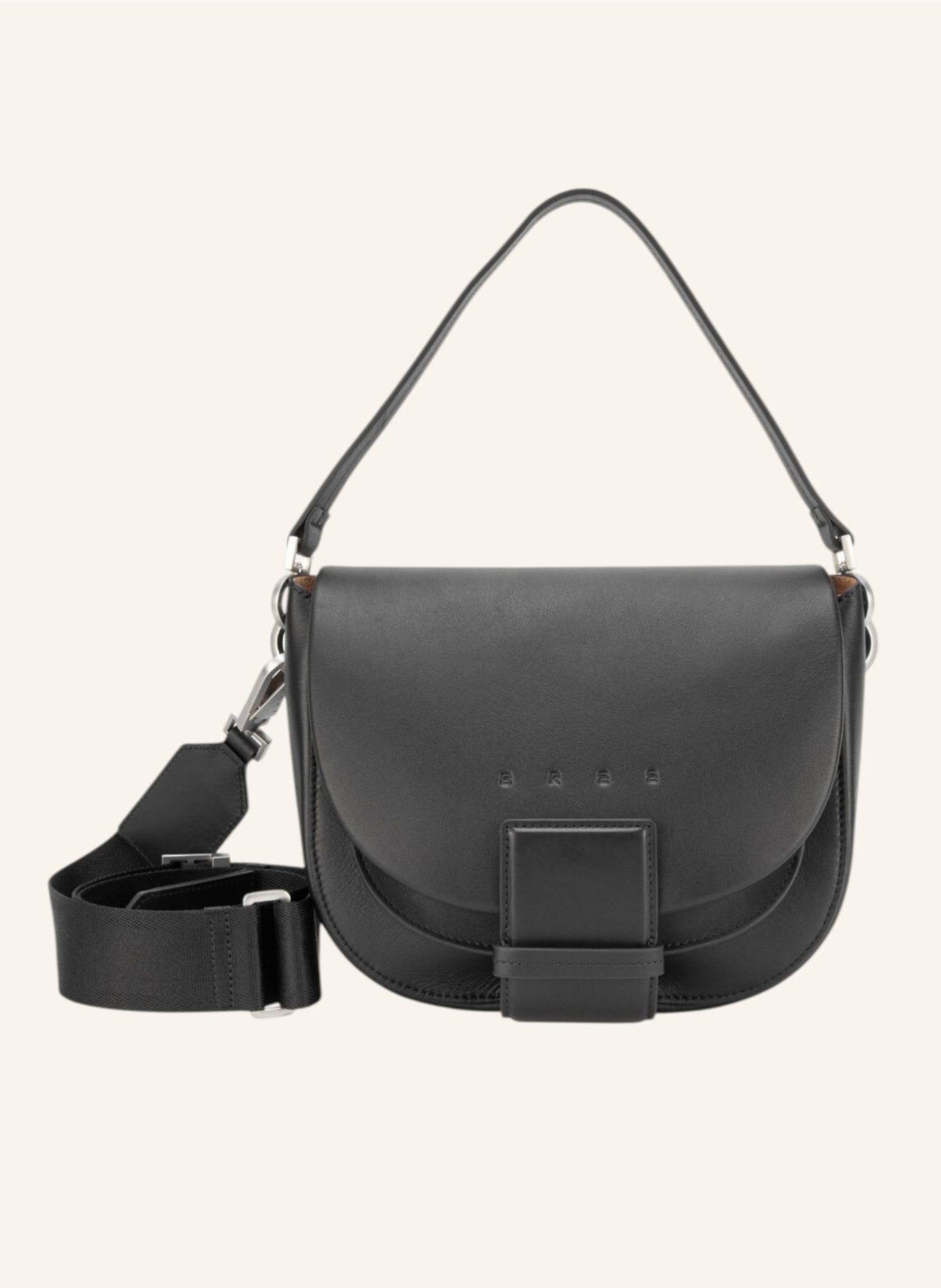 BREE ��berschlagtasche THE ICONS LADYTOP: SCHWARZ
