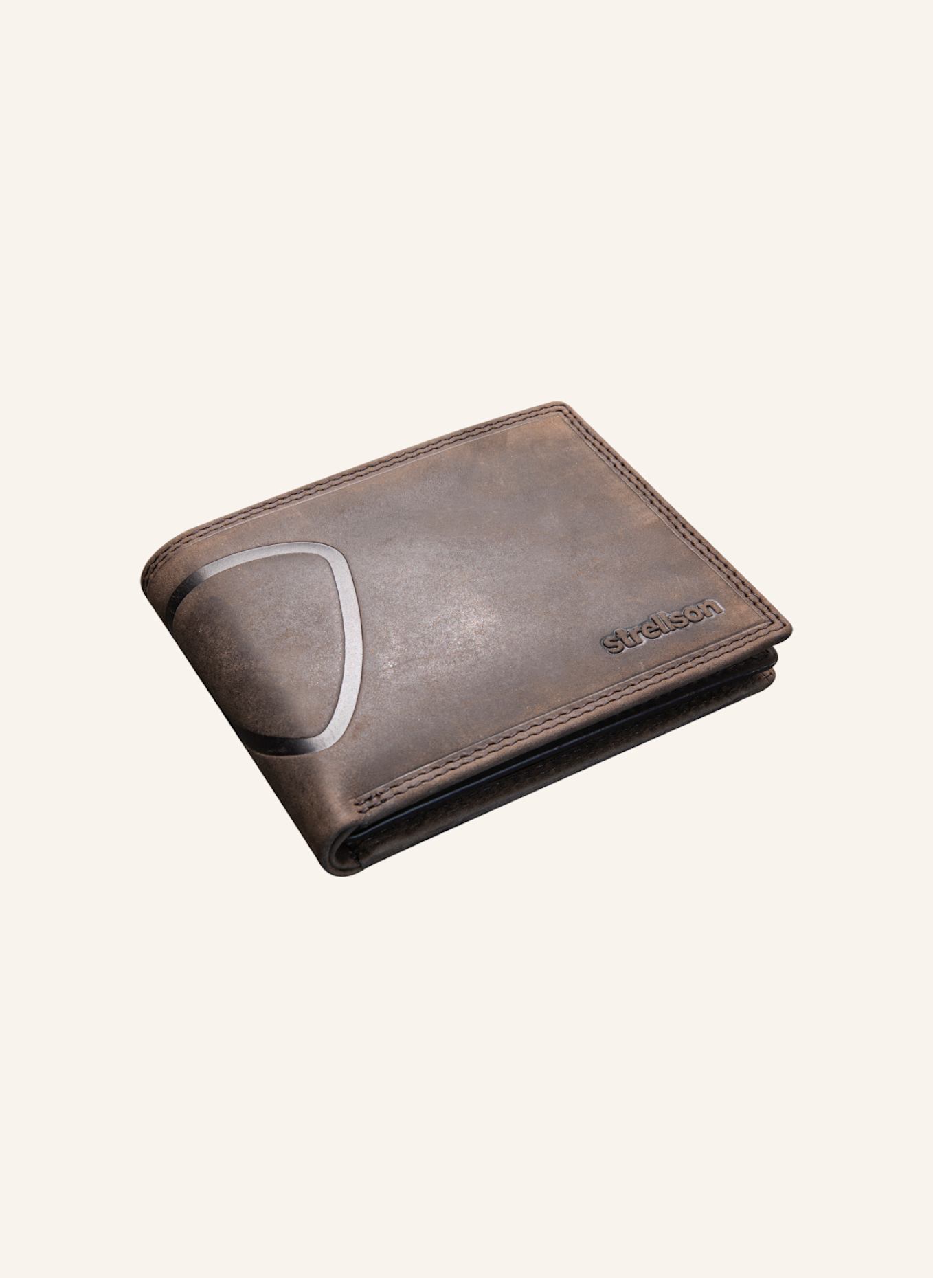 STRELLSON Billfold BAKER STREET CORBIN: DUNKELBRAUN