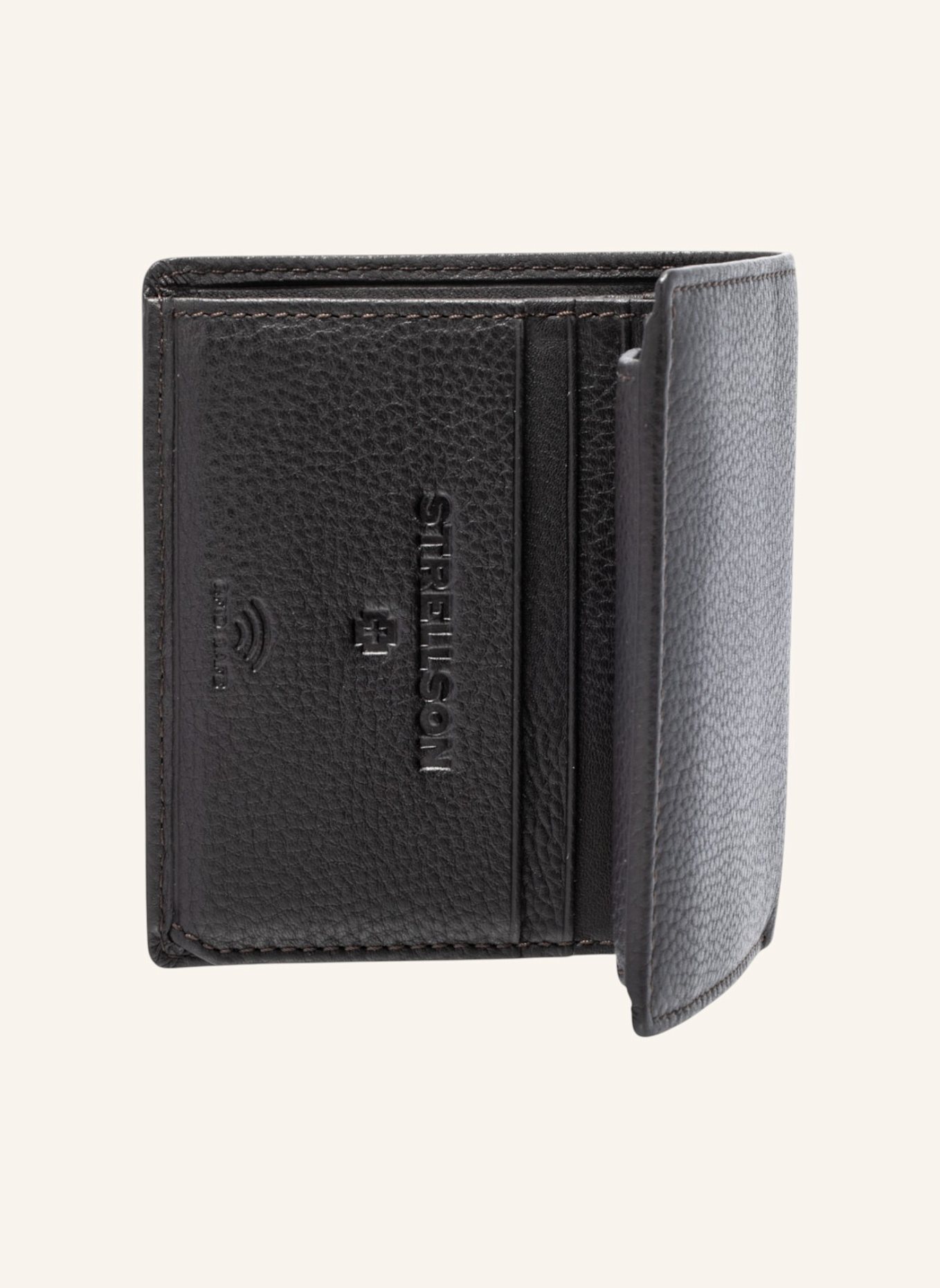 STRELLSON Billfold DALSTON RENO: DUNKELBRAUN