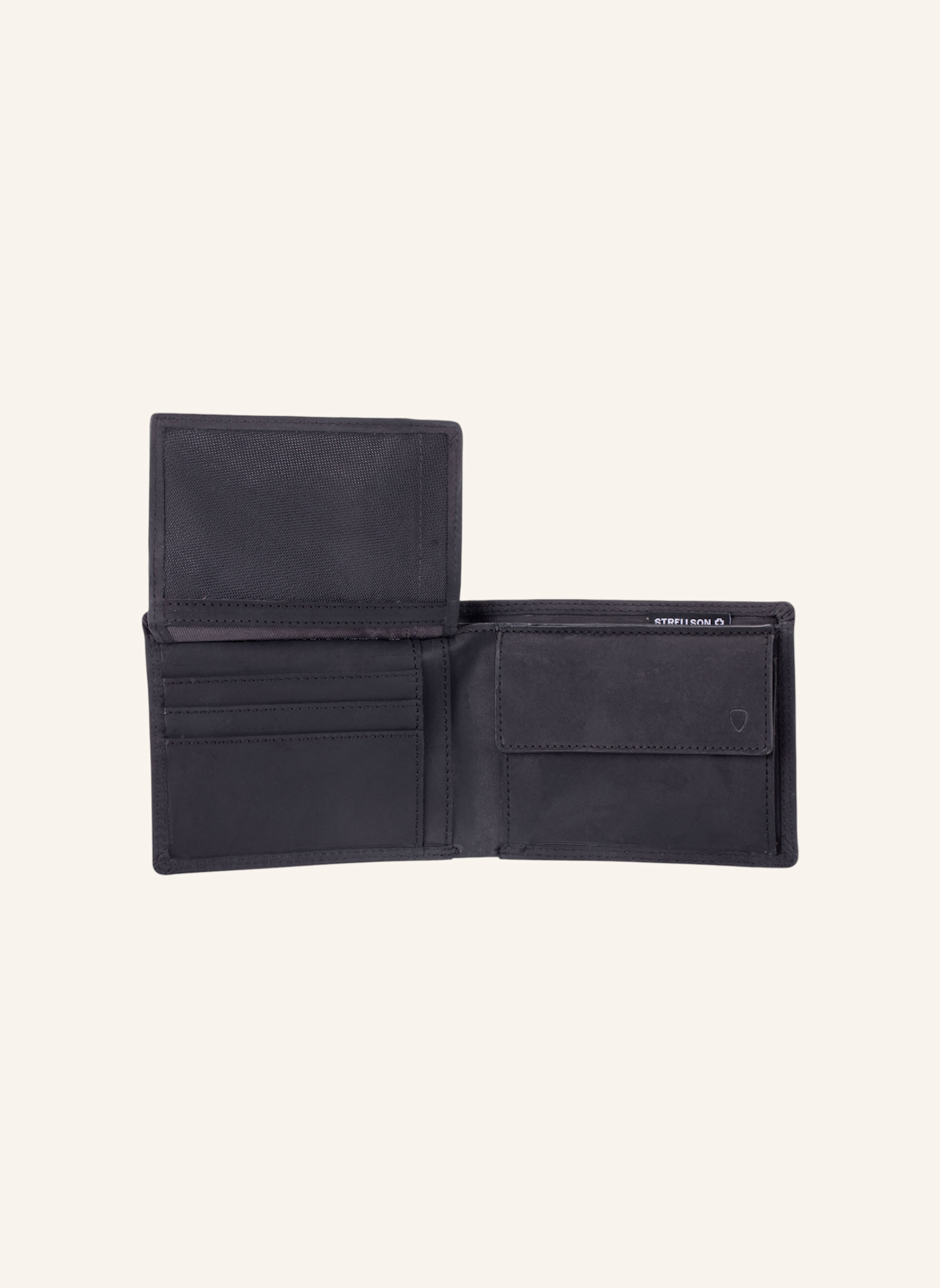 STRELLSON Billfold BAKER STREET CORBIN: SCHWARZ
