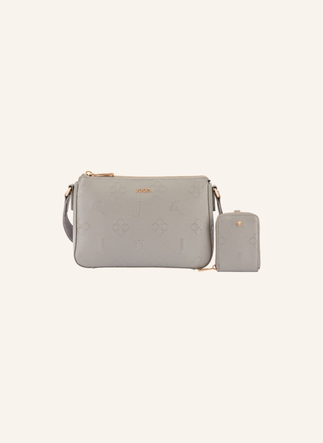 JOOP! Schultertasche DECORO EDITION JASMINA: GRAU
